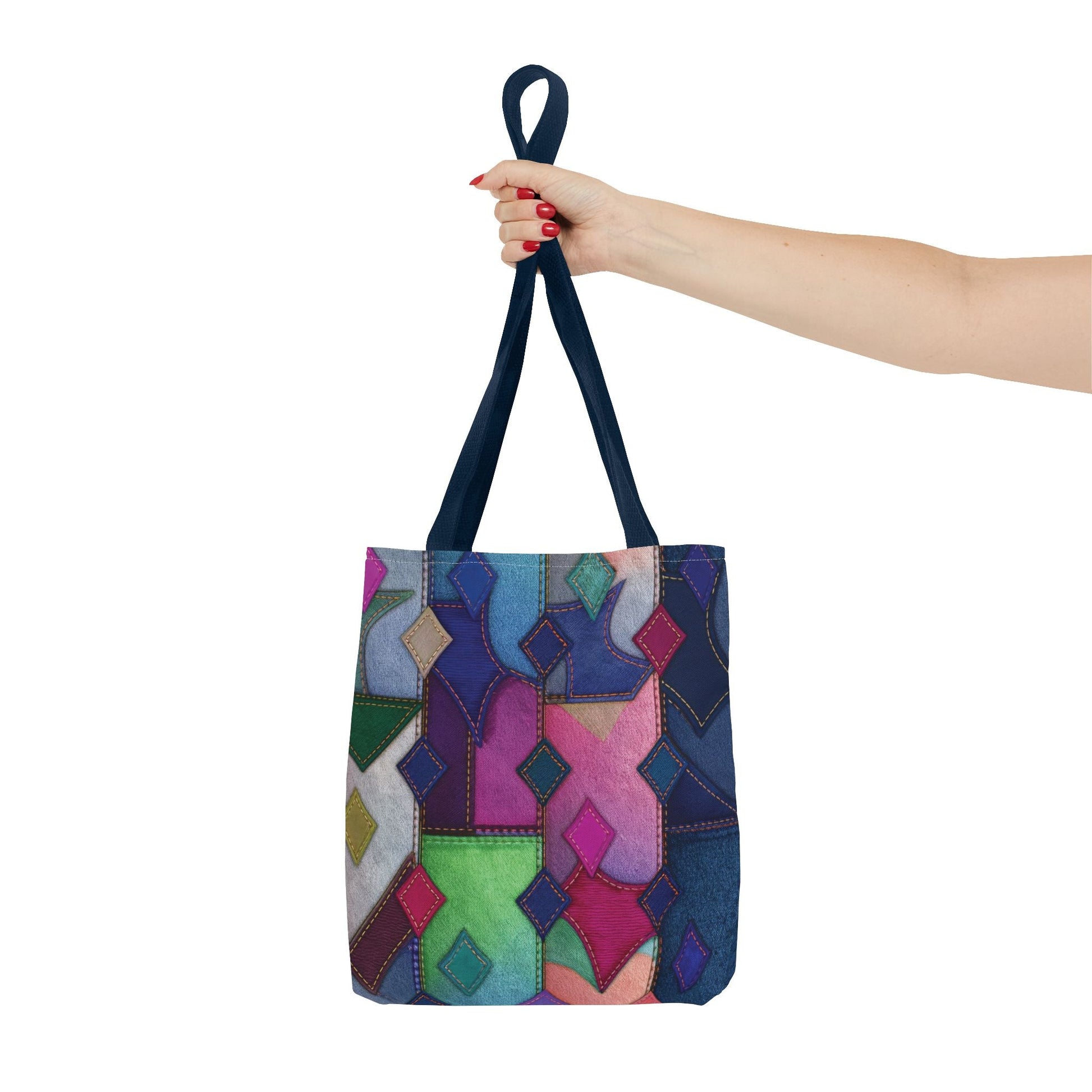 Denim Canvas Bag, Tote Bag Denim Printify