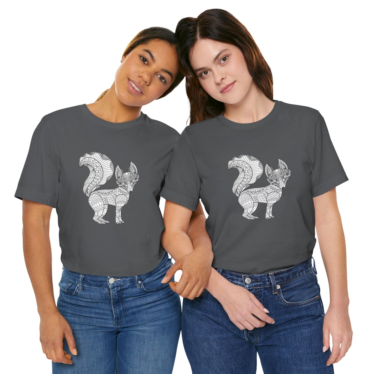 Unisex Tee Shirt with animals Print