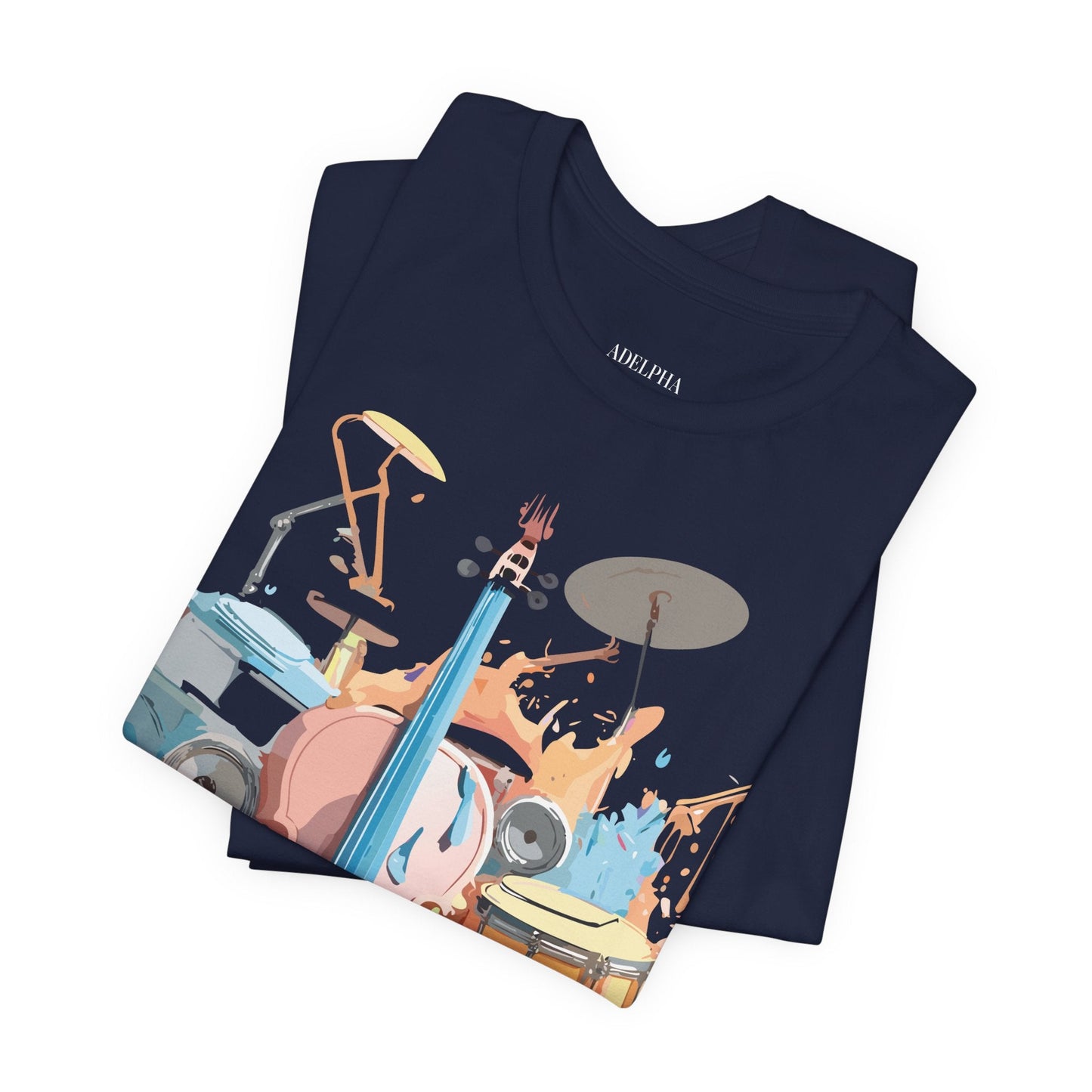 Adelpha Graphic Music T Shirt Unisex Jersey Short Sleeve Tee Art Design Premium Vintage Inspired