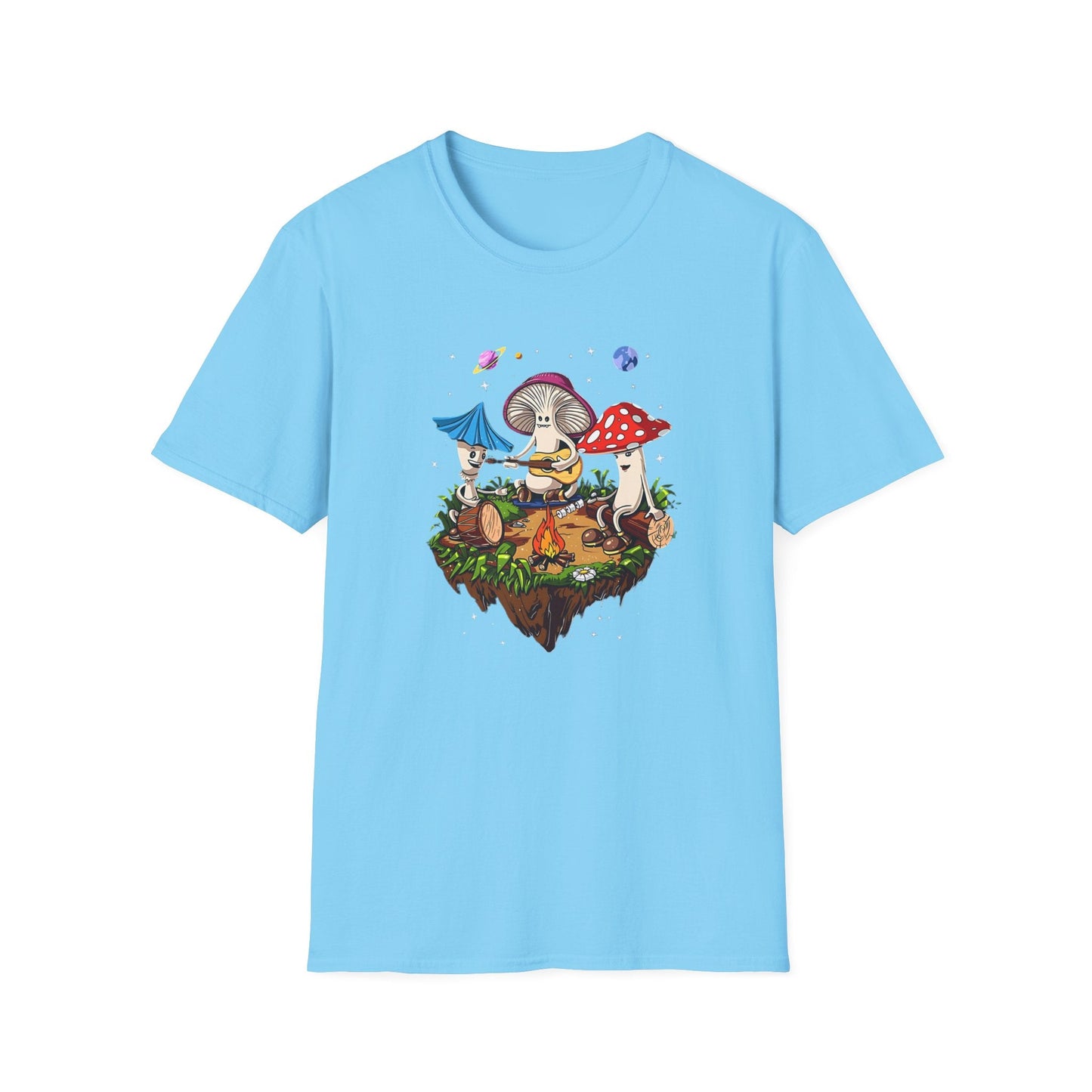 Mashroom Tee Shirt Unisex Funny Mashroom Design Gildan Softstyle 64000 Tee Softstyle Comfort