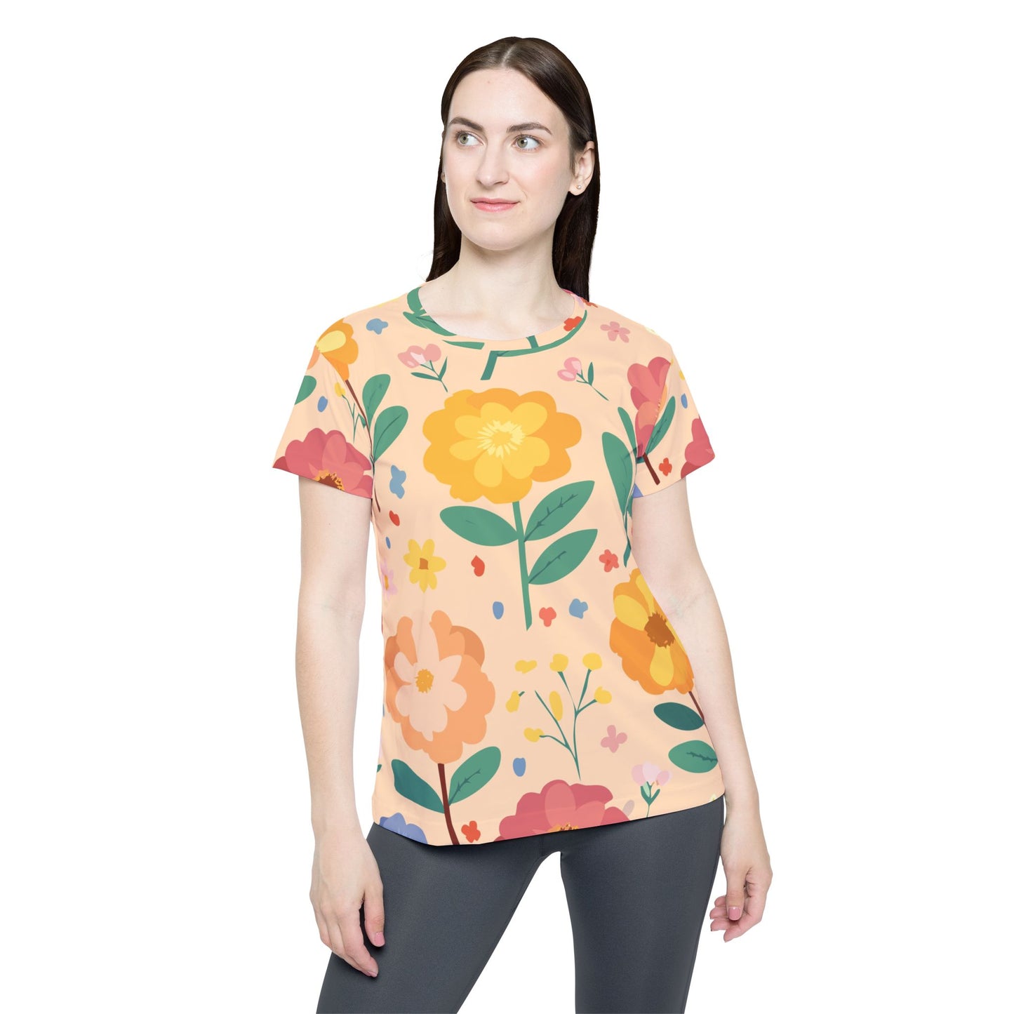 Floral Print Shirt, Shirt with Flowers