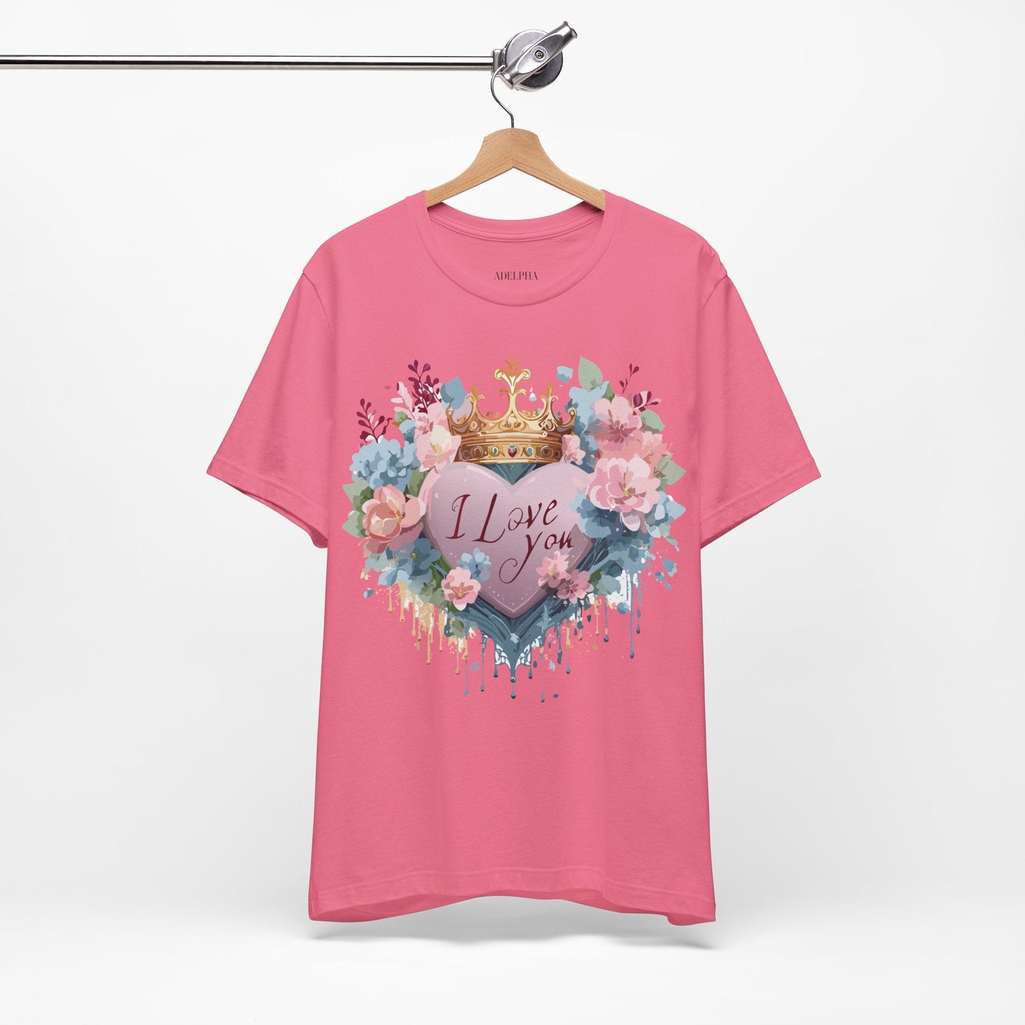 Valentine Graphic Tee Unisex Jersey Short Sleeve Vintage Inspired Art Design By Adelpha