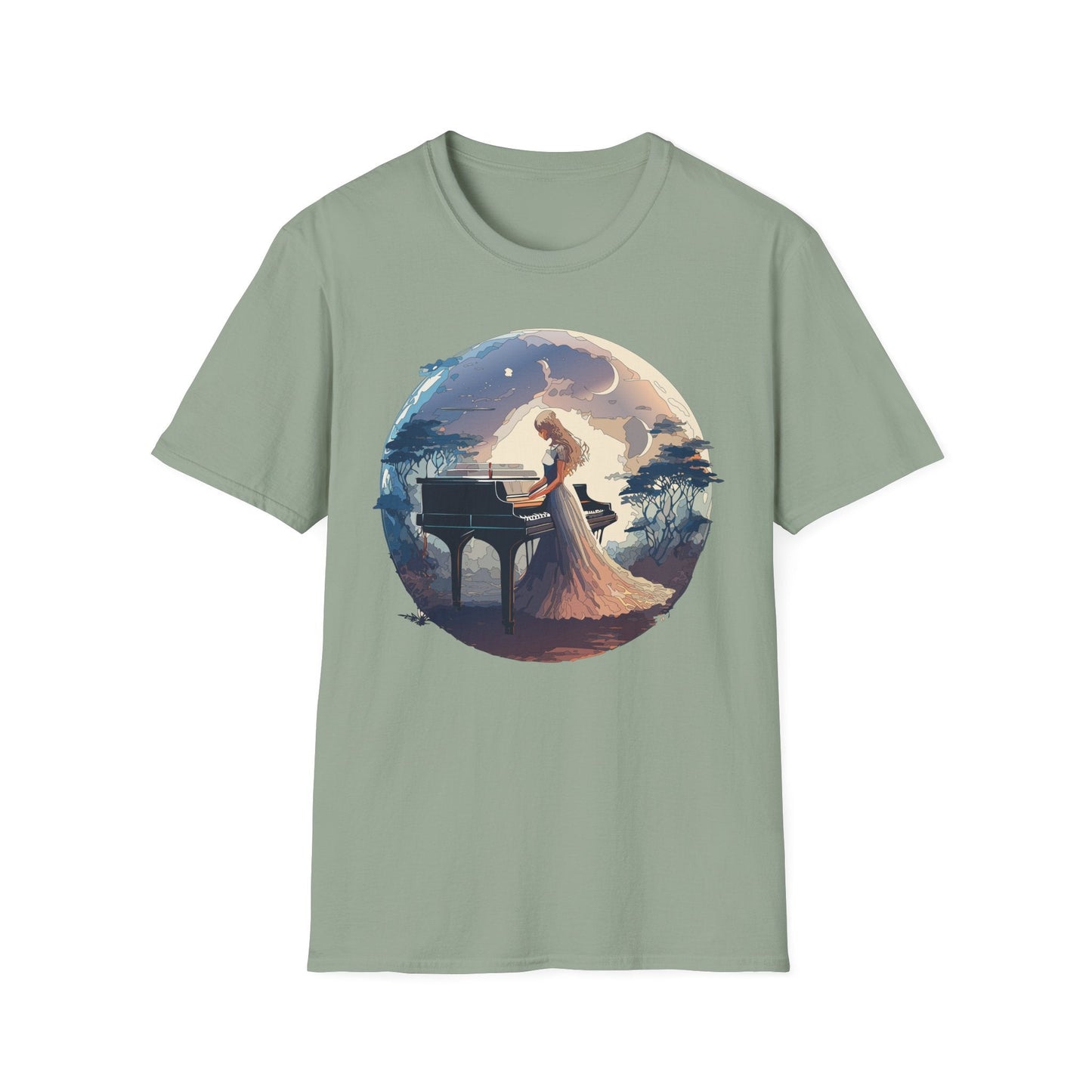 Womens Graphic T Shirts Art Design Shirt Unisex Softstyle Gildan 64000 Short Sleeve