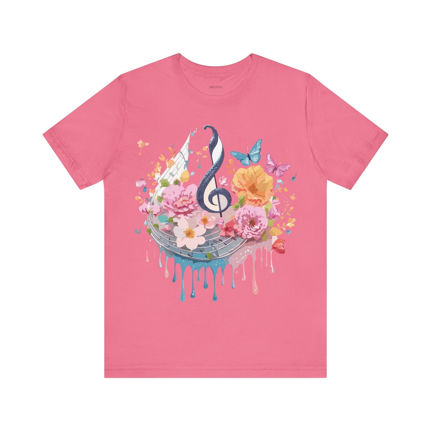 Adelpha Graphic T Shirt Unisex Jersey Short Sleeve Vintage Inspired Artwork Music Tee