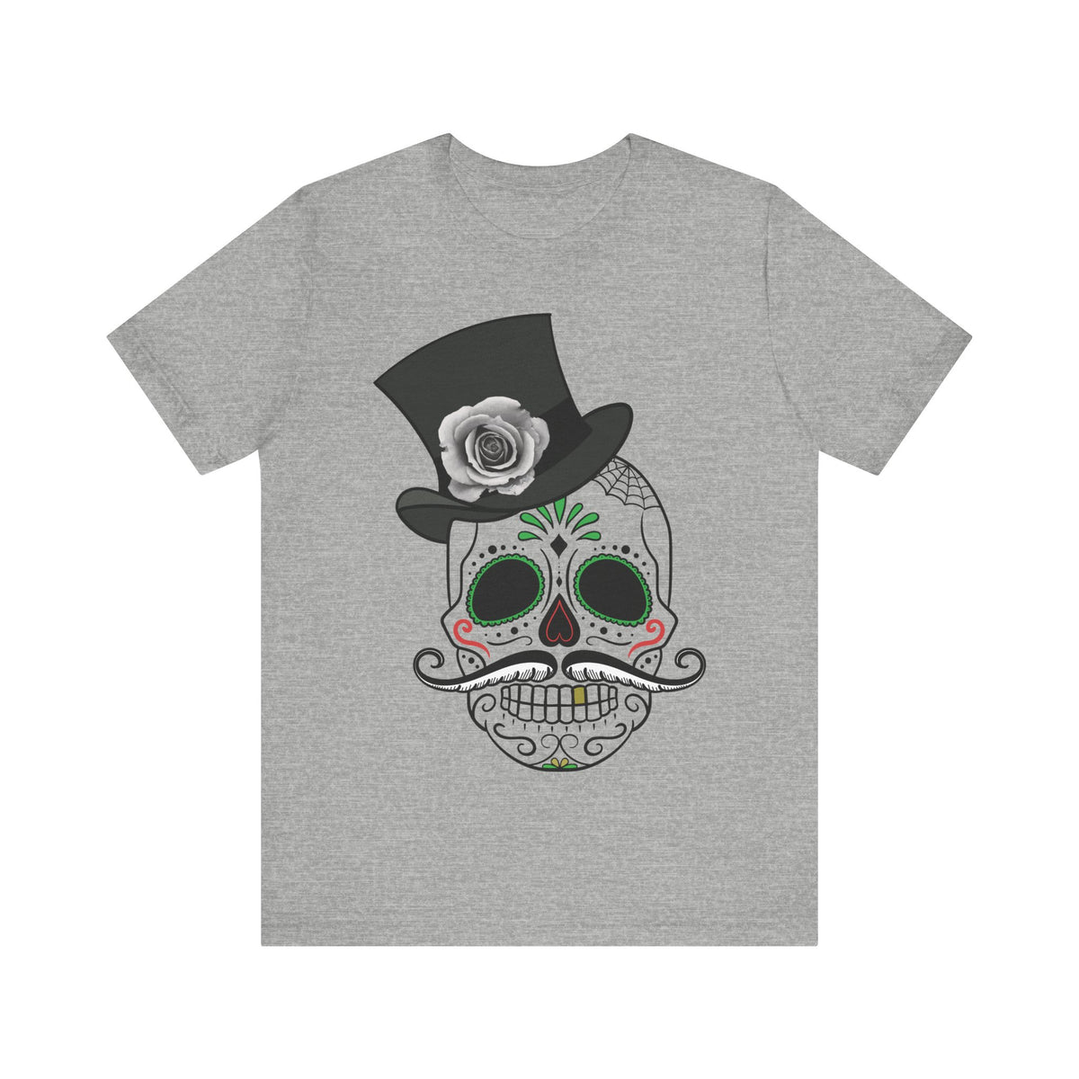 Camiseta unisex de algodón con calavera