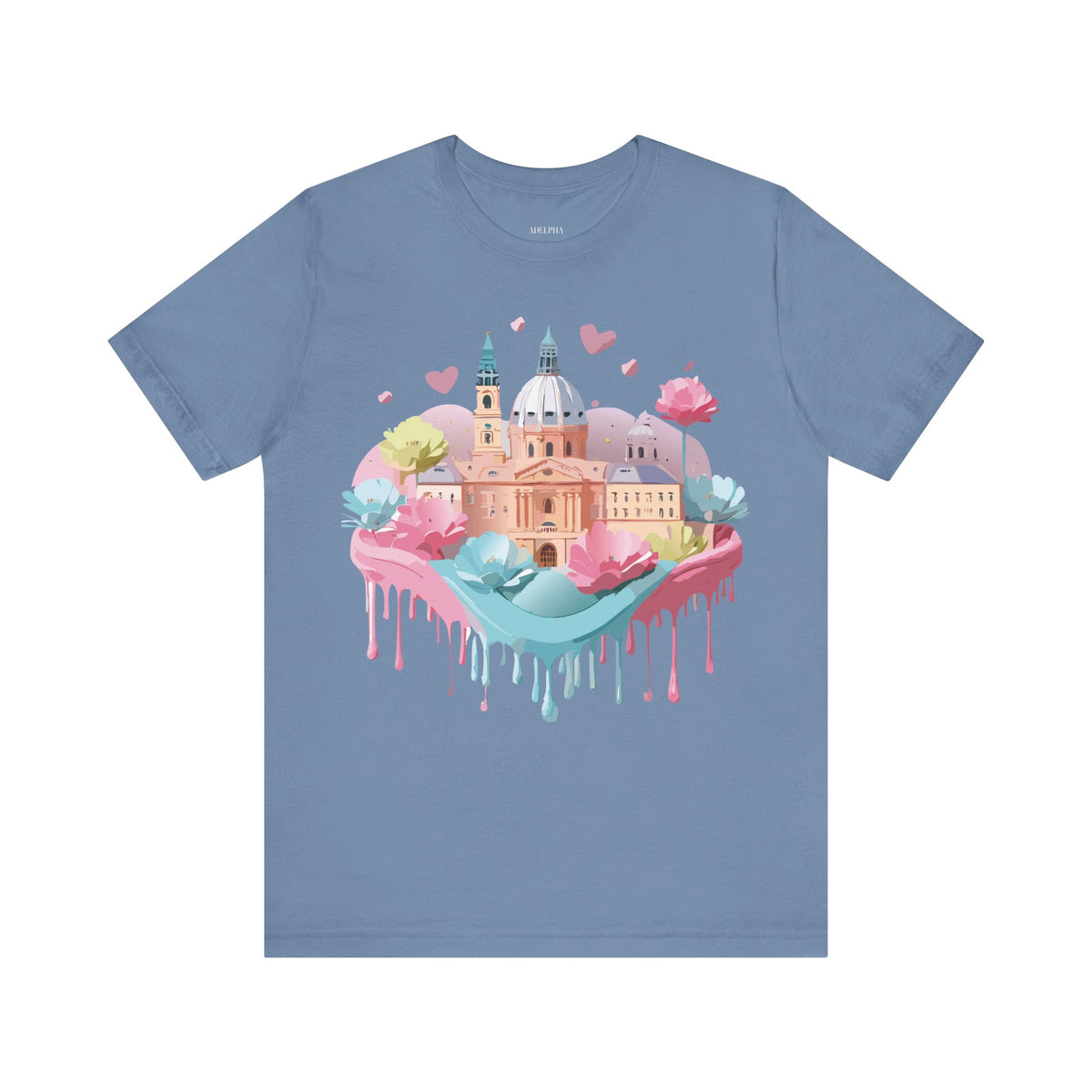 Unisex Cotton Bella+Canvas Tee with Prague