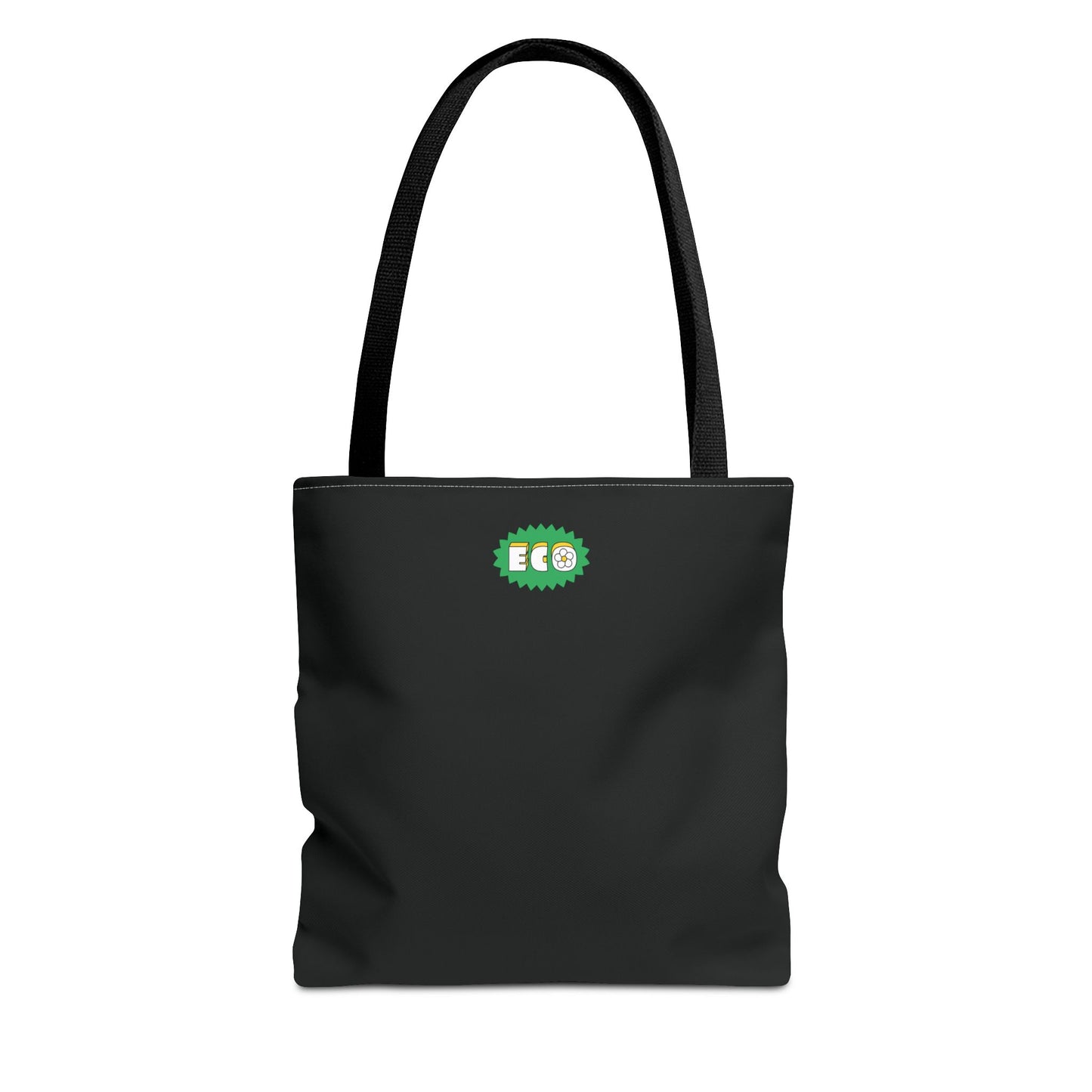 ECO BLACK COLOR CANVAS BAG HIGH-QUALITY 100% SPUN POLYESTER 3 SIZES BAG-E3