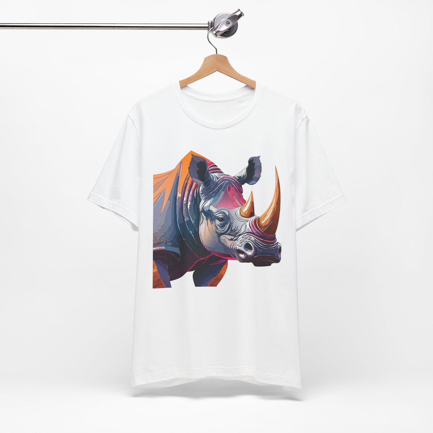 Unisex Animal Print Tee Shirt Featuring Wild Animals Art Design For Everyday Wear