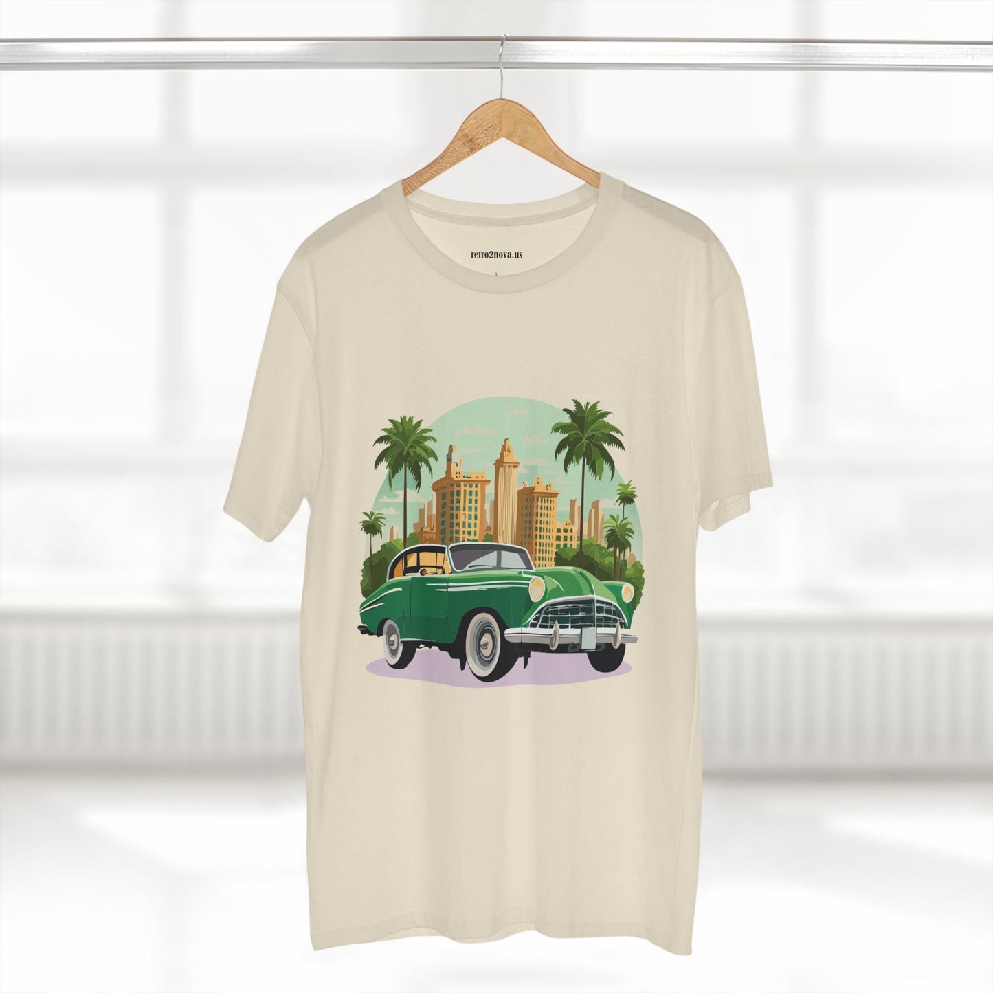 Retro Car Shirts Vintage Car Tee RC 18 Unisex Premium Cotton Art Print Tee Limited Edition