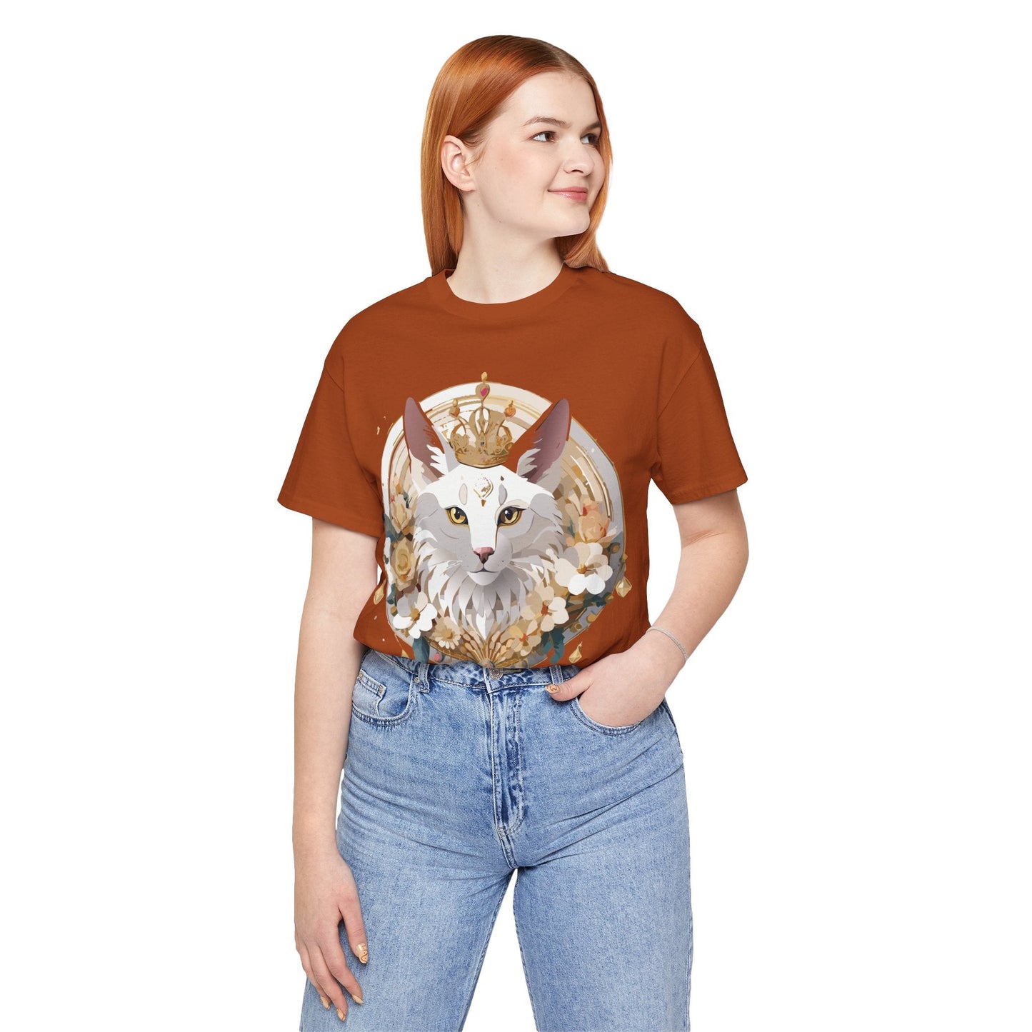 Medallion Graphic Unisex 100 Cotton Vintage Animal Medal Artwork Tee 38