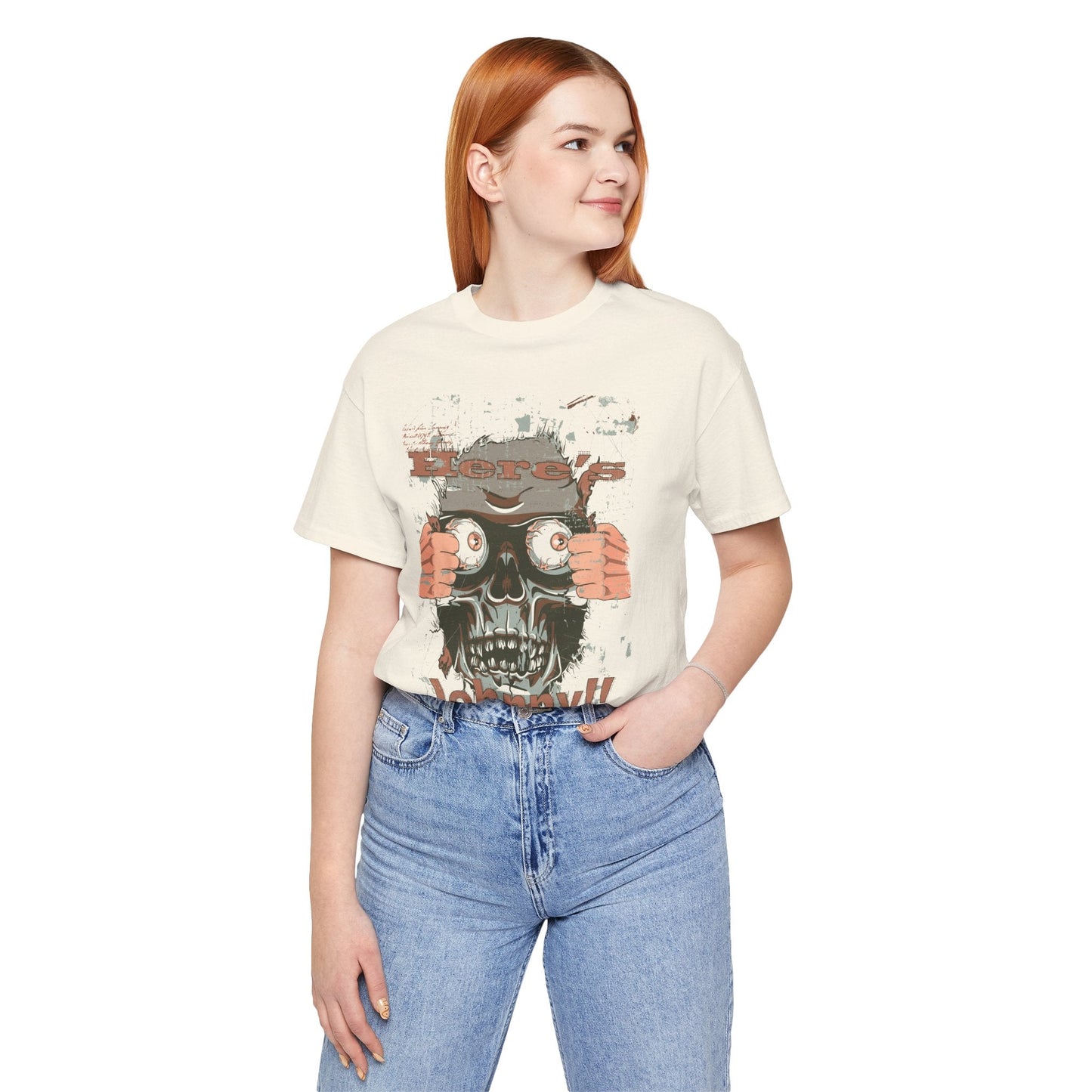 Skull Graphic Unisex Cotton T-Shirt r8