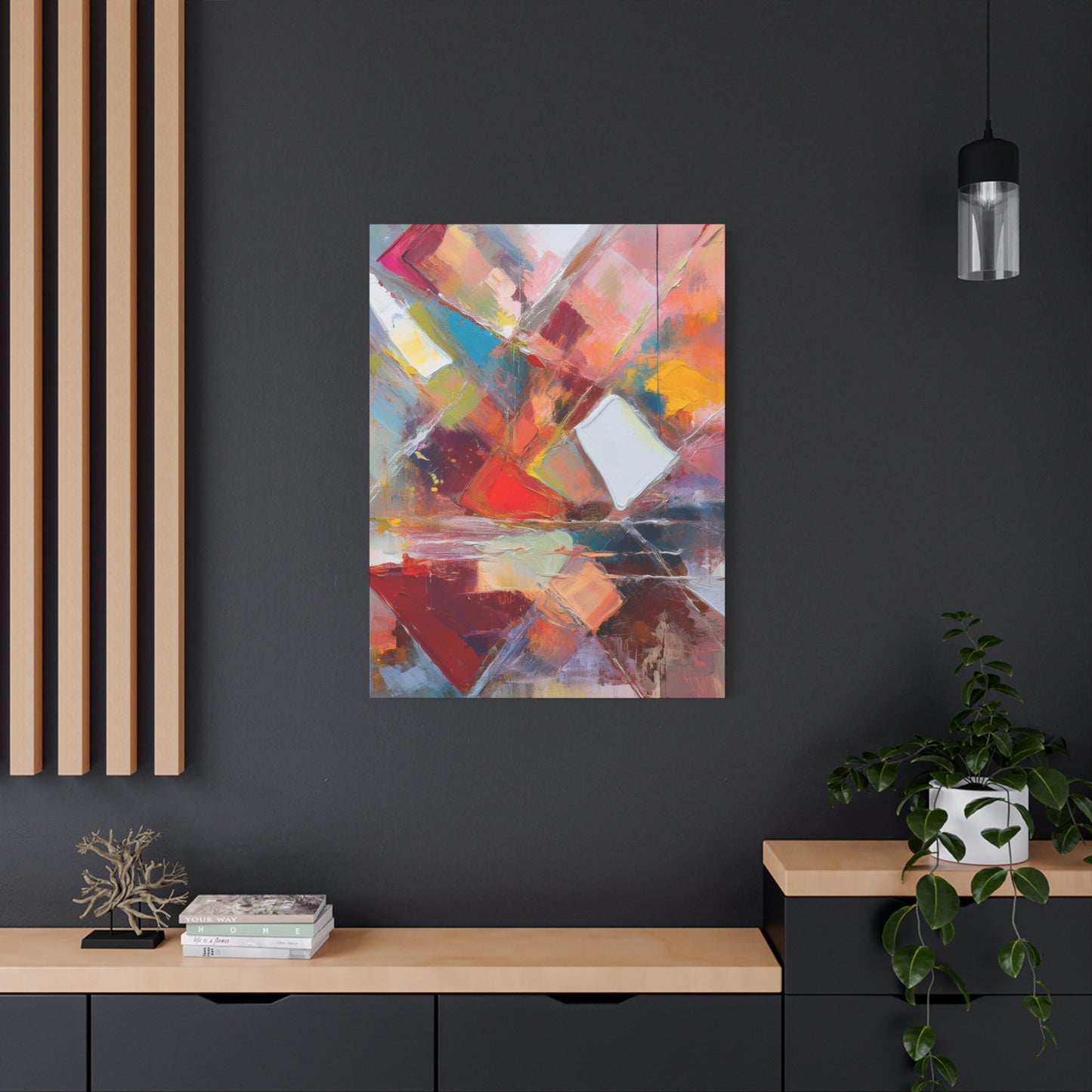 Abstract Oil Painting Print Canvas 20x24,20x30,24x30 24x32,24x36,30x40 32x48,36x48,40x60 Pine-Wood Inner Frame ABS-180