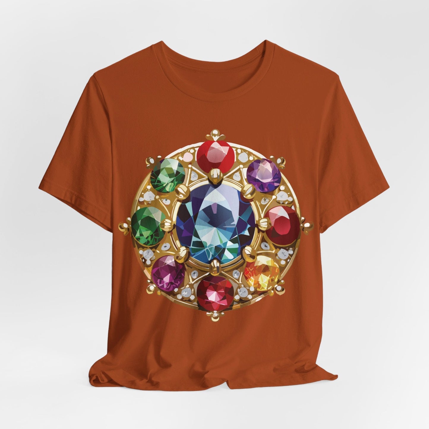 Jewelry Graphic Unisex 100 Cotton Vintage Treasure Art T-Shirt 39