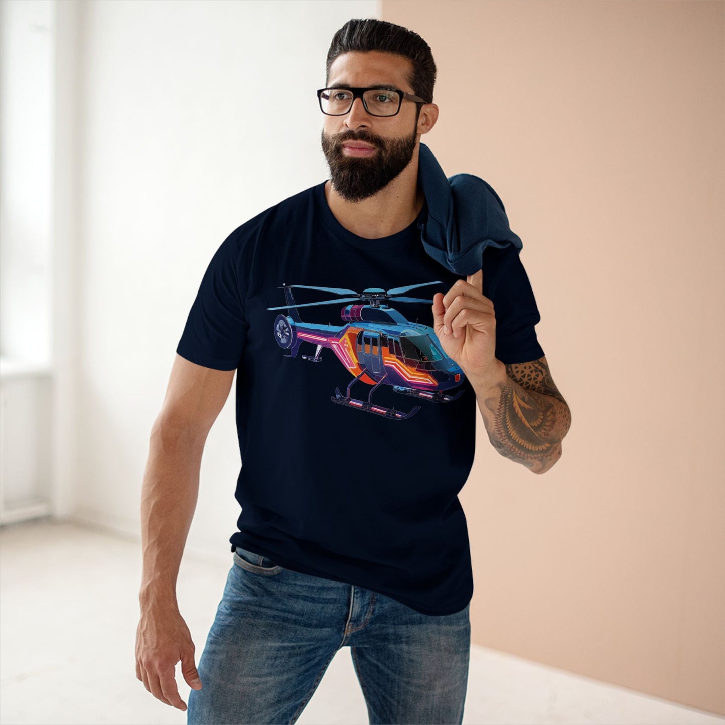 Chopper Graphic Unisex 100 Cotton Staple Tee 18
