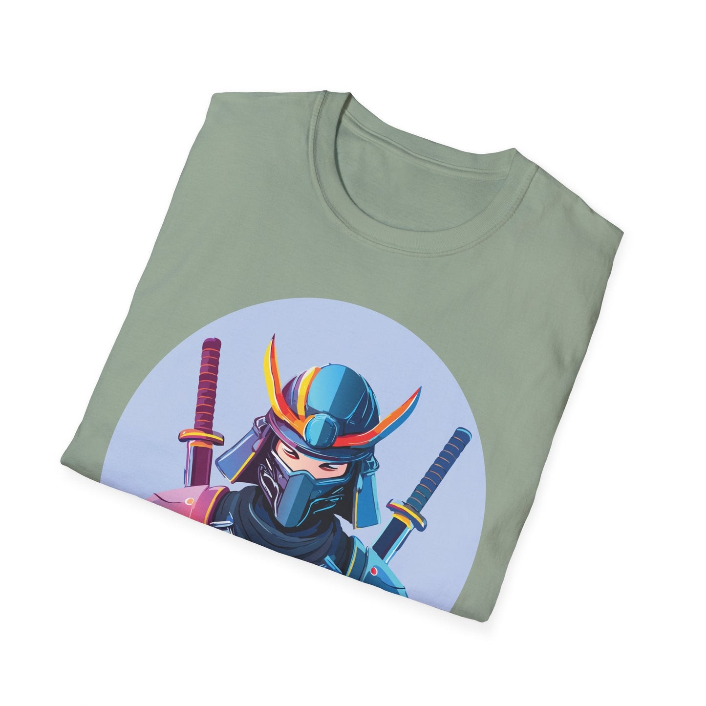 Samurai T Shirt Unisex Softstyle Gildan 64000 Breathable Cotton Tee For Everyday Wear