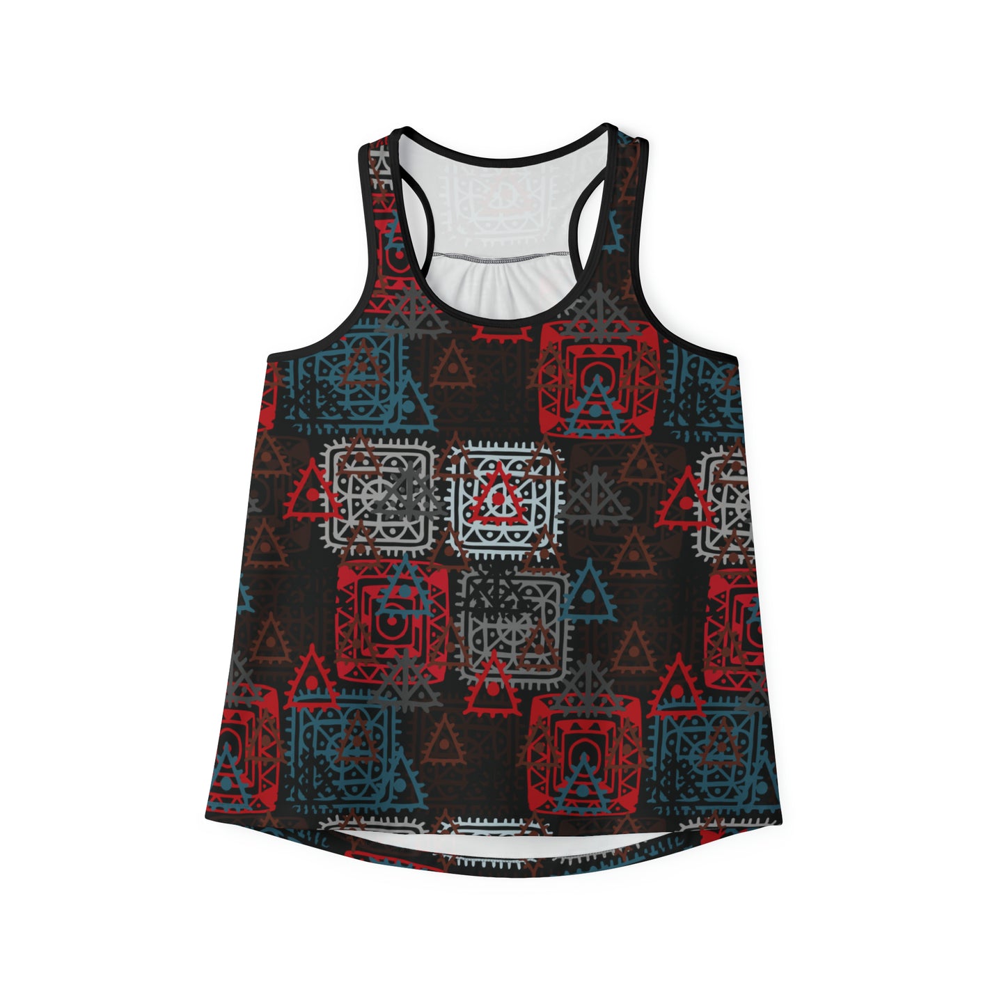 Camiseta de tirantes de verano con estampados abstractos