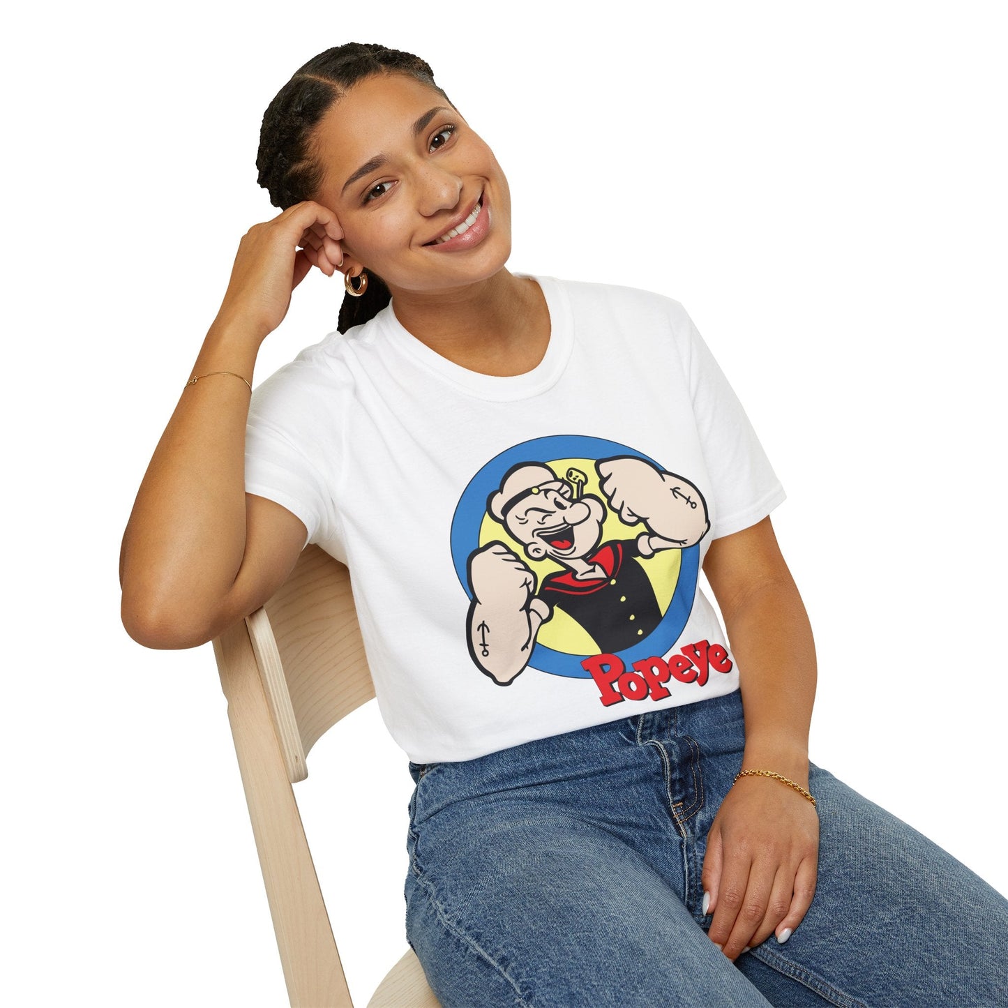 Unisex Cartoon T Shirt With Art Design Funny Animation Tee Gildan Softstyle 64000