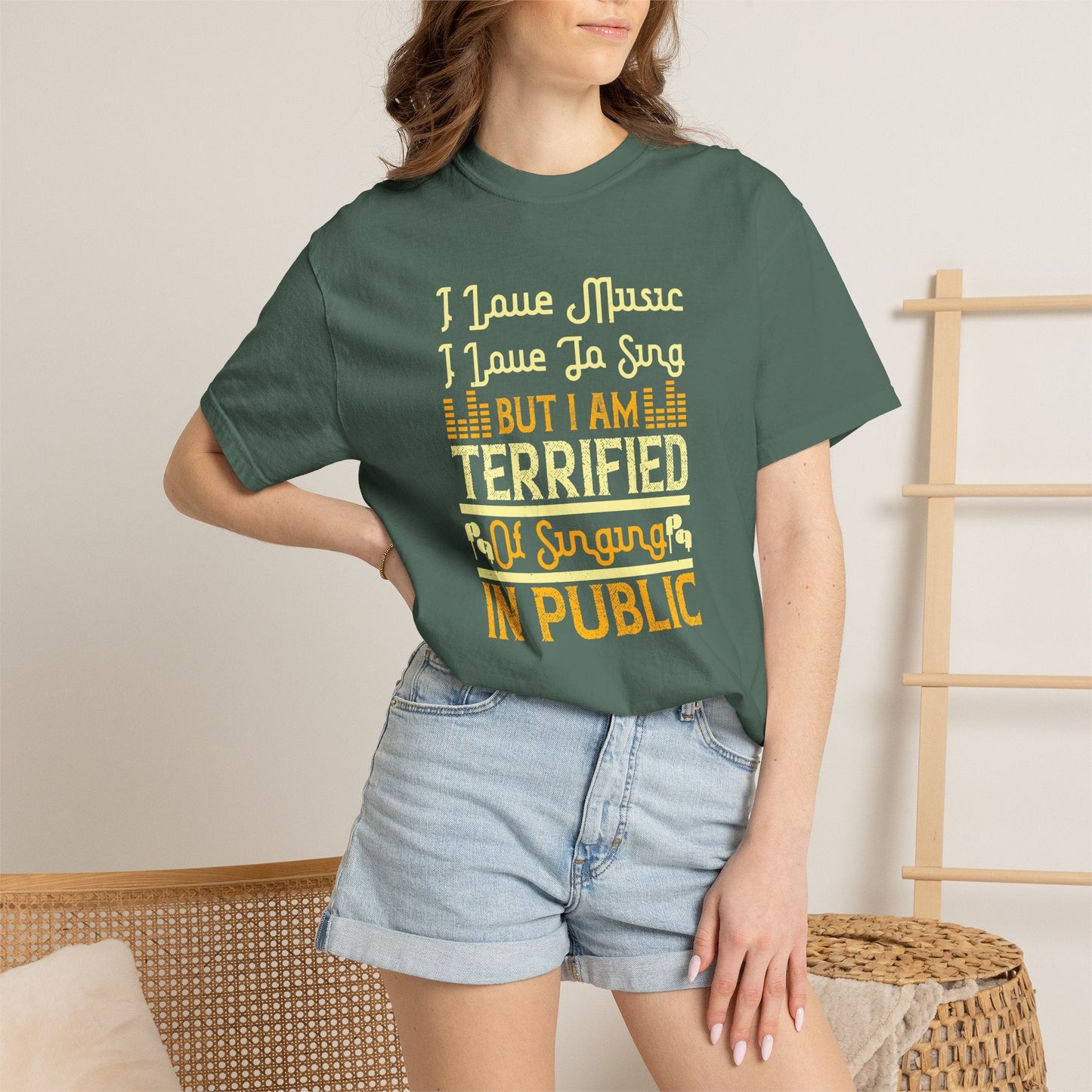 Music Graphic Design Unisex Cotton T-shirt m12