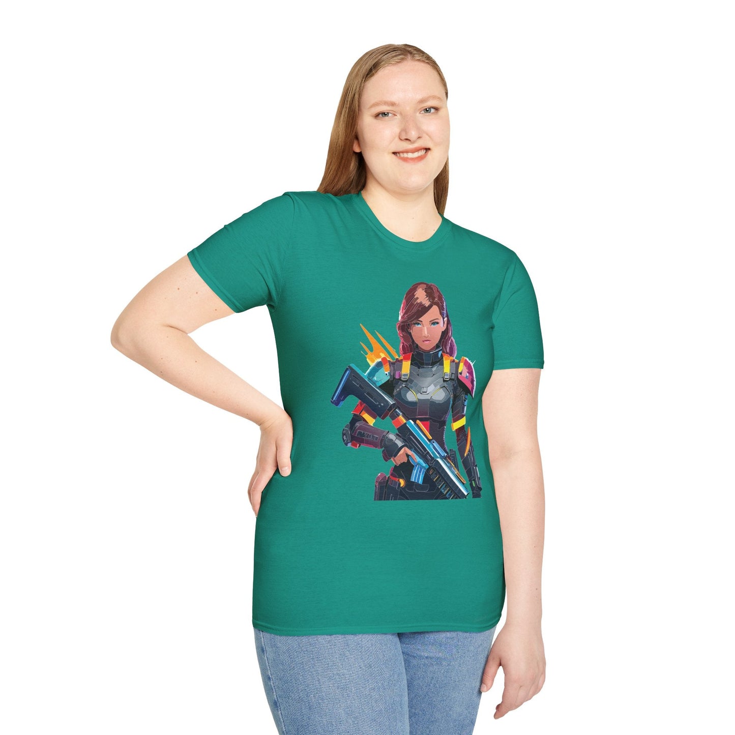 Robocop T Shirt Unisex Gildan Softstyle 64000 100 Percent Ring Spun Cotton Tee Casual Wear