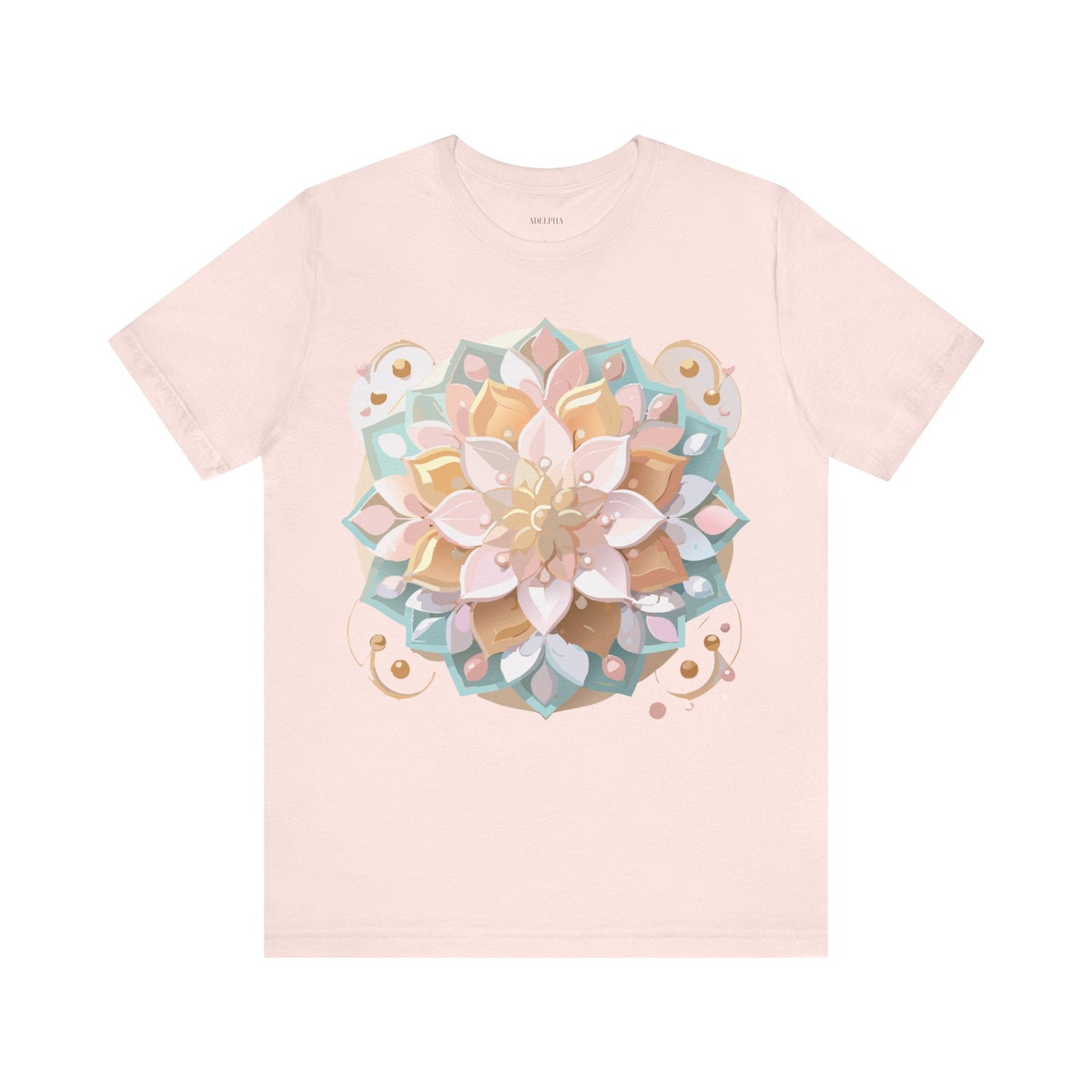 Mandala Shirt Graphic Tee Unisex Adelpha Vintage Inspired Art Design Premium Apparel