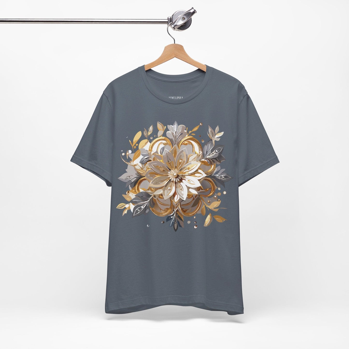 Adelpha Vintage Inspired Graphic Tee Unisex Jersey Short Sleeve Art Shirt Premium Comfort