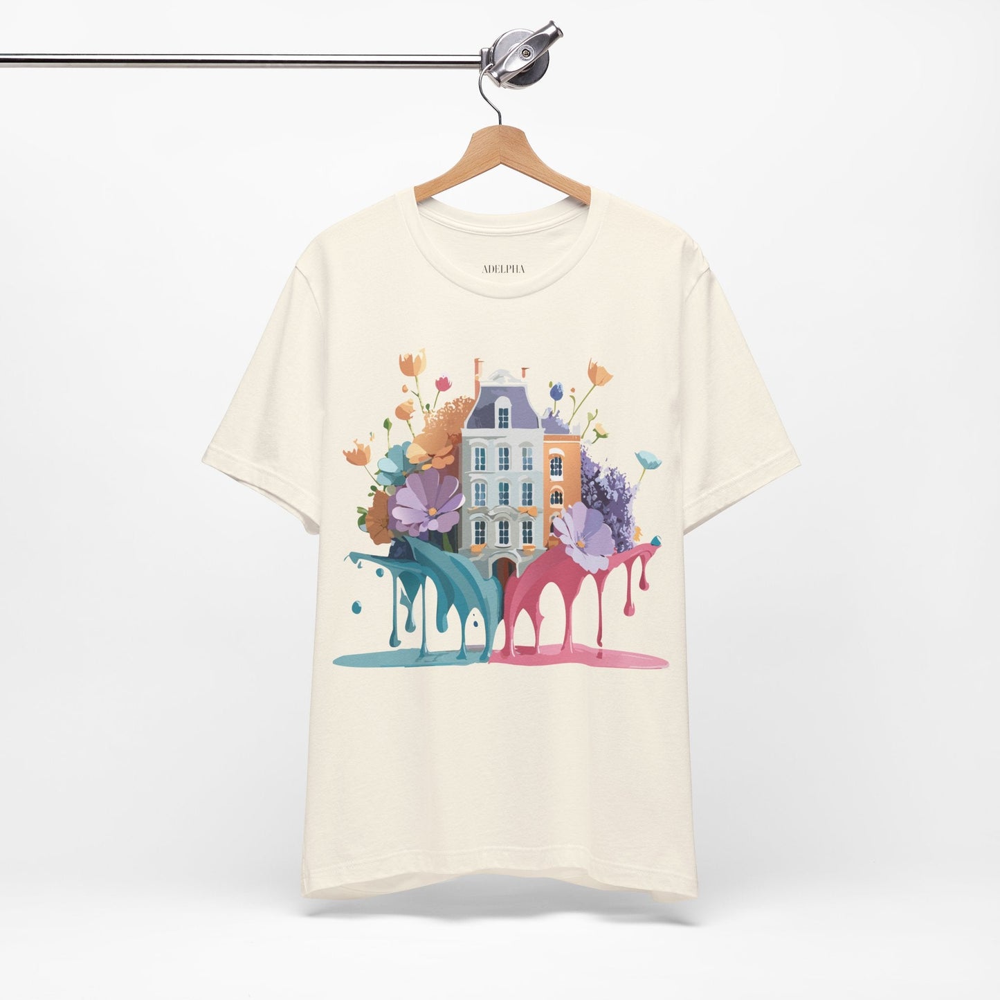 Amsterdam Graphic Tee Unisex Jersey Short Sleeve Shirt Travel Themed Original Artwork