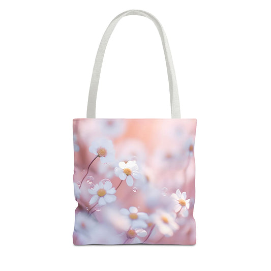 Bolsa de lona con estampados florales 