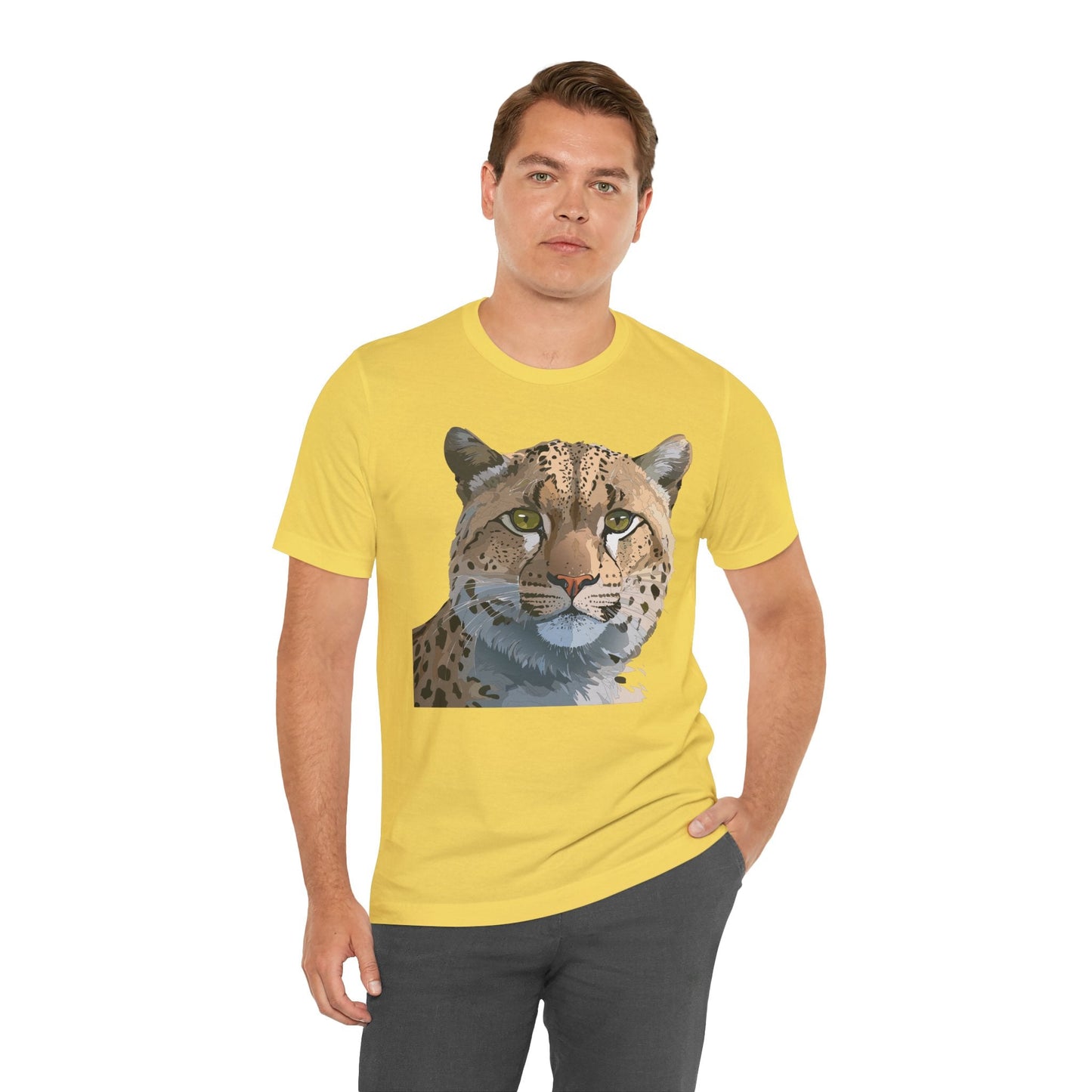 Unisex Animal Shirt With Animals Art Design Tee Short Sleeve Wildlife Print Tee Shirt