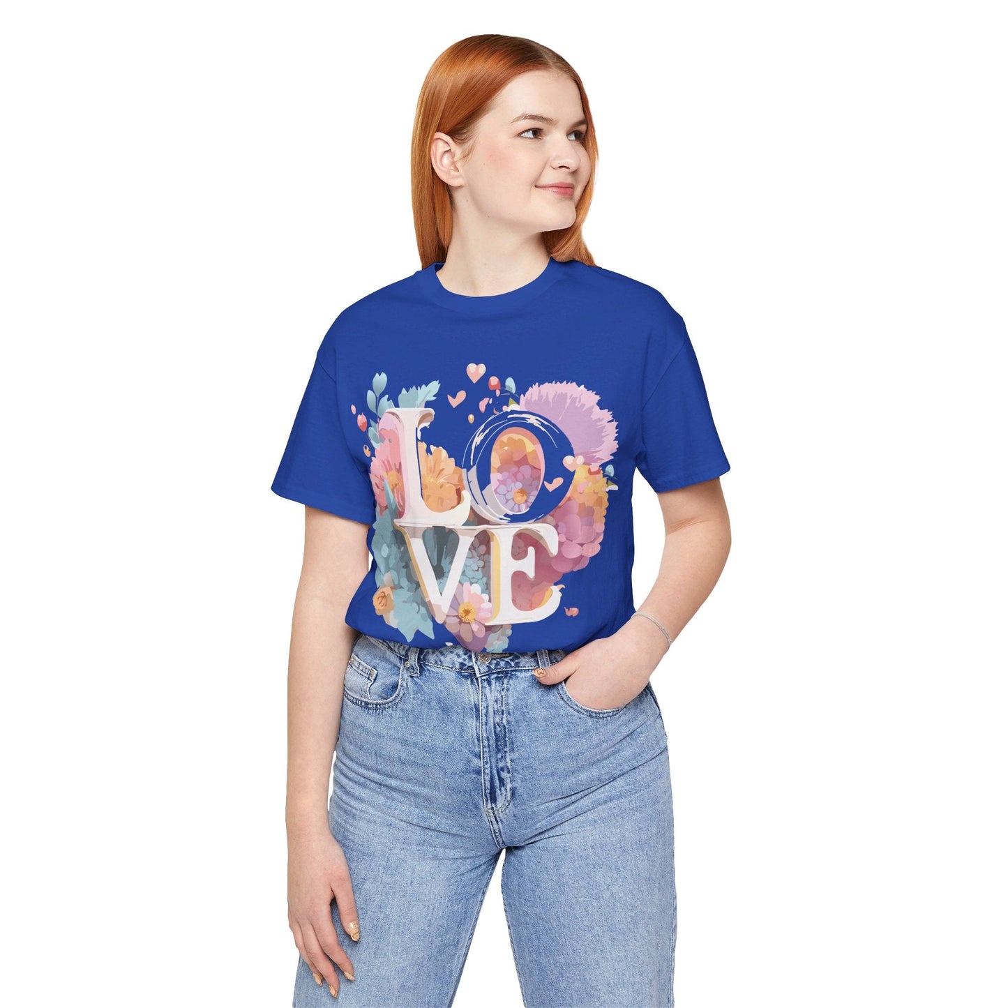 Valentine Graphic Tee Unisex Jersey Short Sleeve Art Design By Adelpha Vintage Artwork