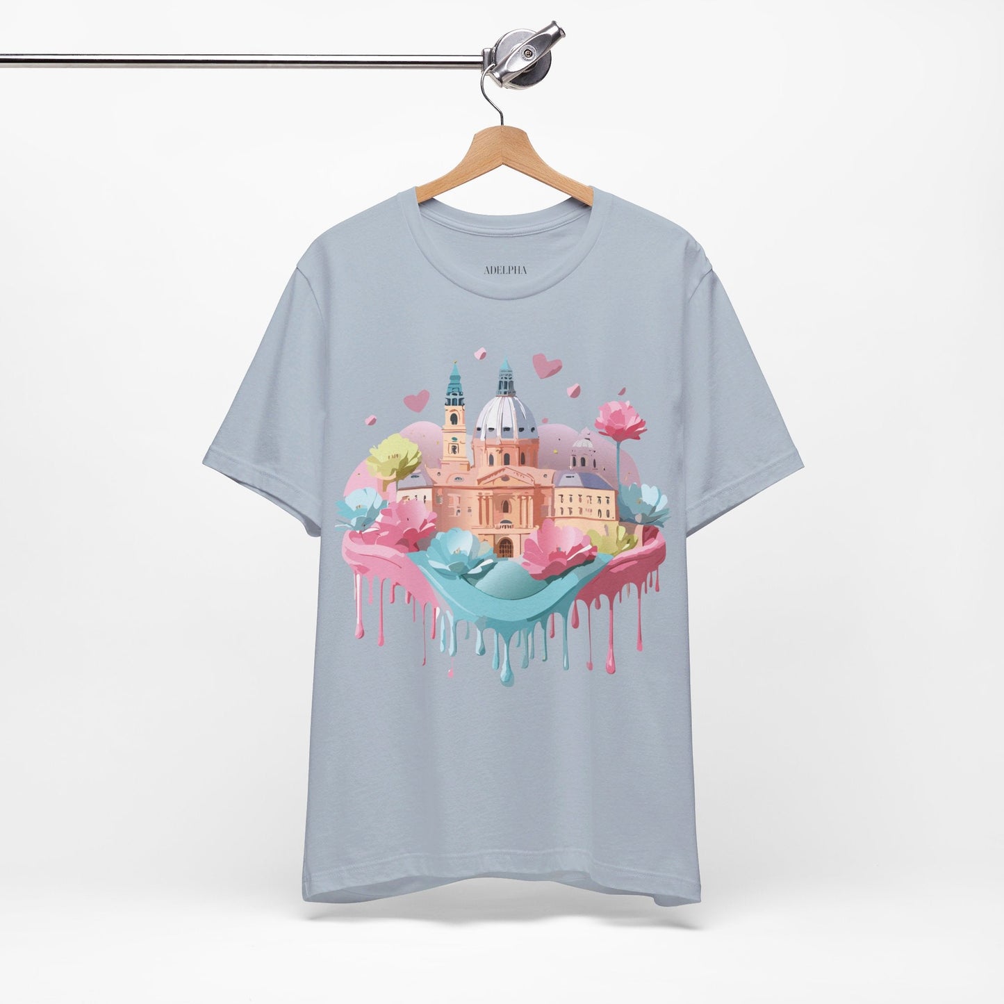 Prague Tourist Shirt Unisex Graphic Tee With Vintage Inspired Artwork By Adelpha