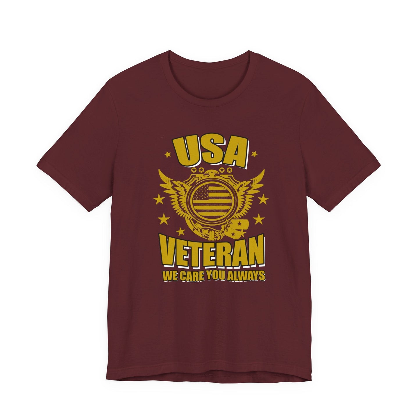 Army Veteran Patriotic Graphic Design Unisex Cotton T-Shirt v59