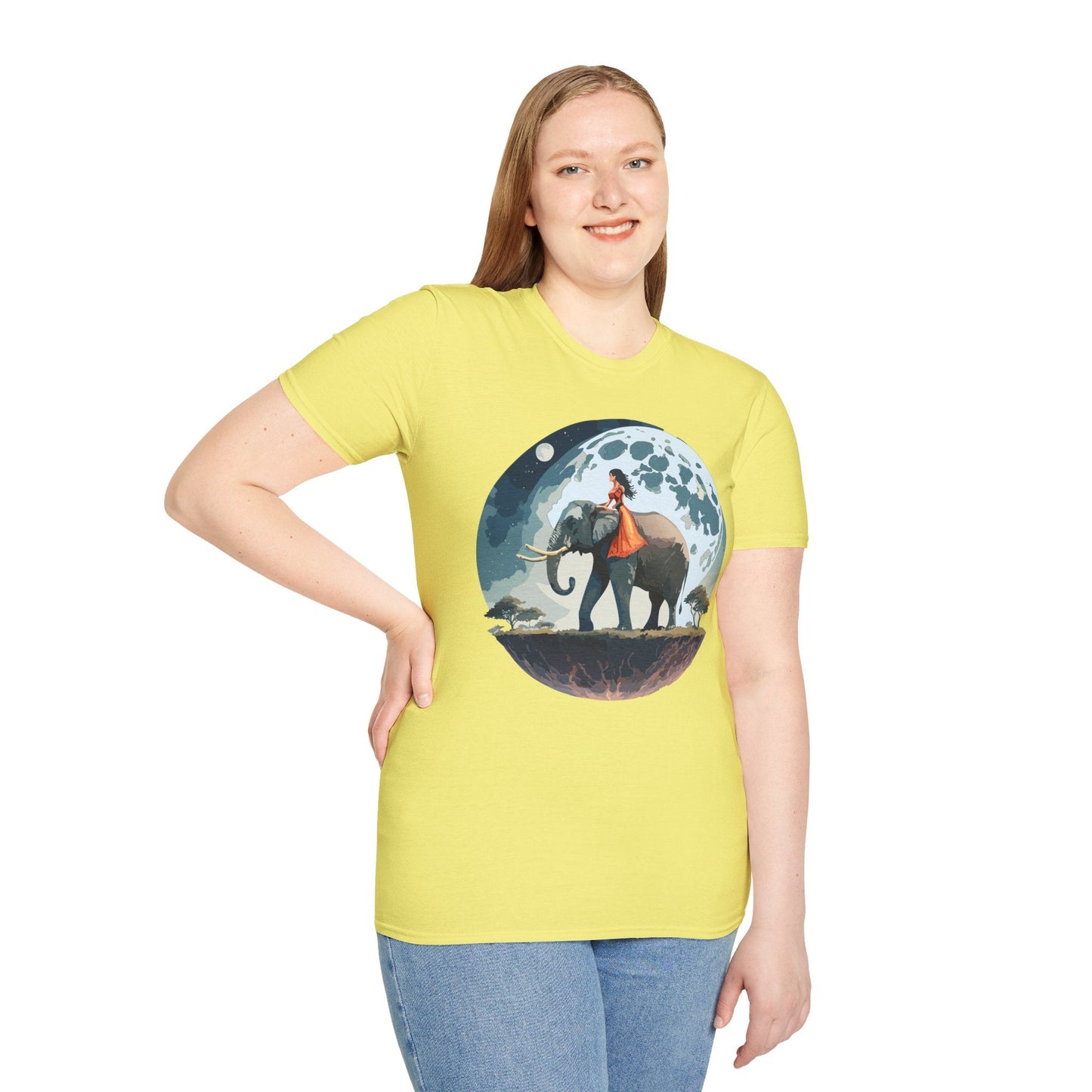 Womens Graphic T Shirt Art Design Tee SoftStyle Gildan 64000 100 Percent Ring Spun Cotton Comfort
