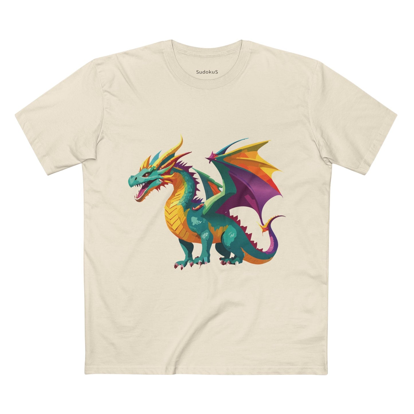 Dragon Graphic Unisex 100 Cotton Staple Tee 10