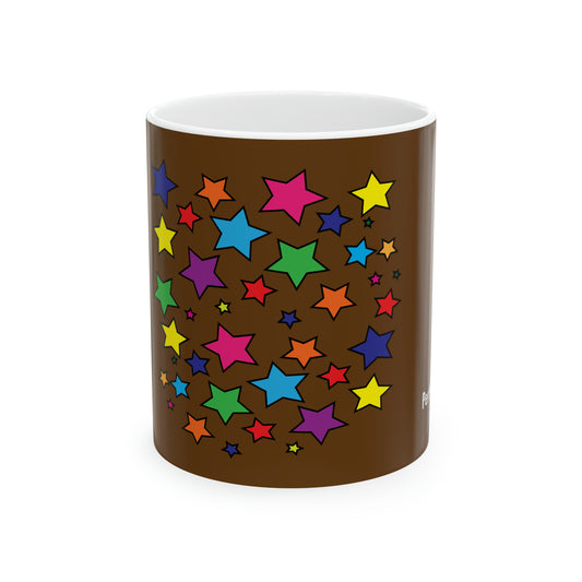 Coffee & Tea Mug with Stars print