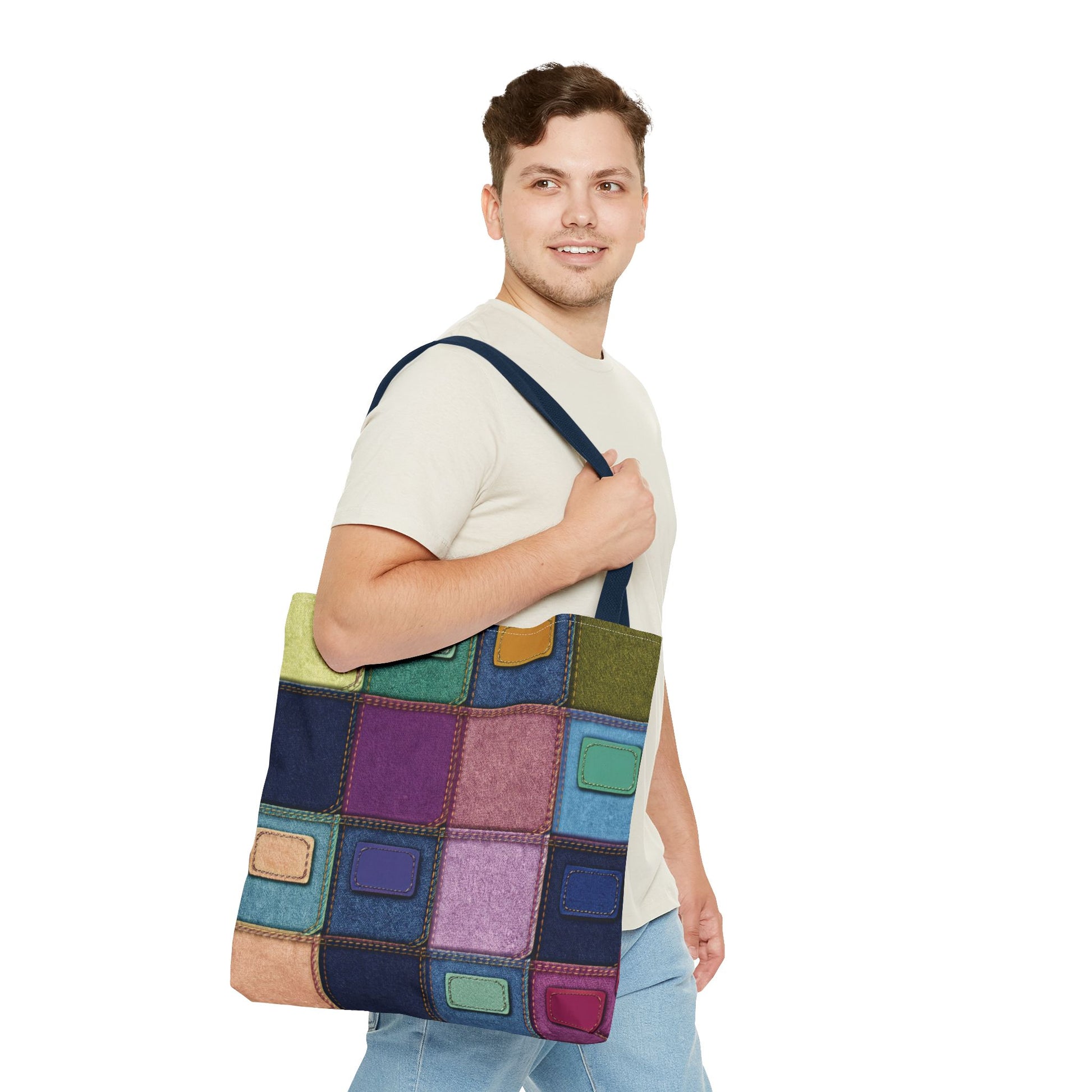 Denim Canvas Bag, Tote Bag Denim - PPU BEST