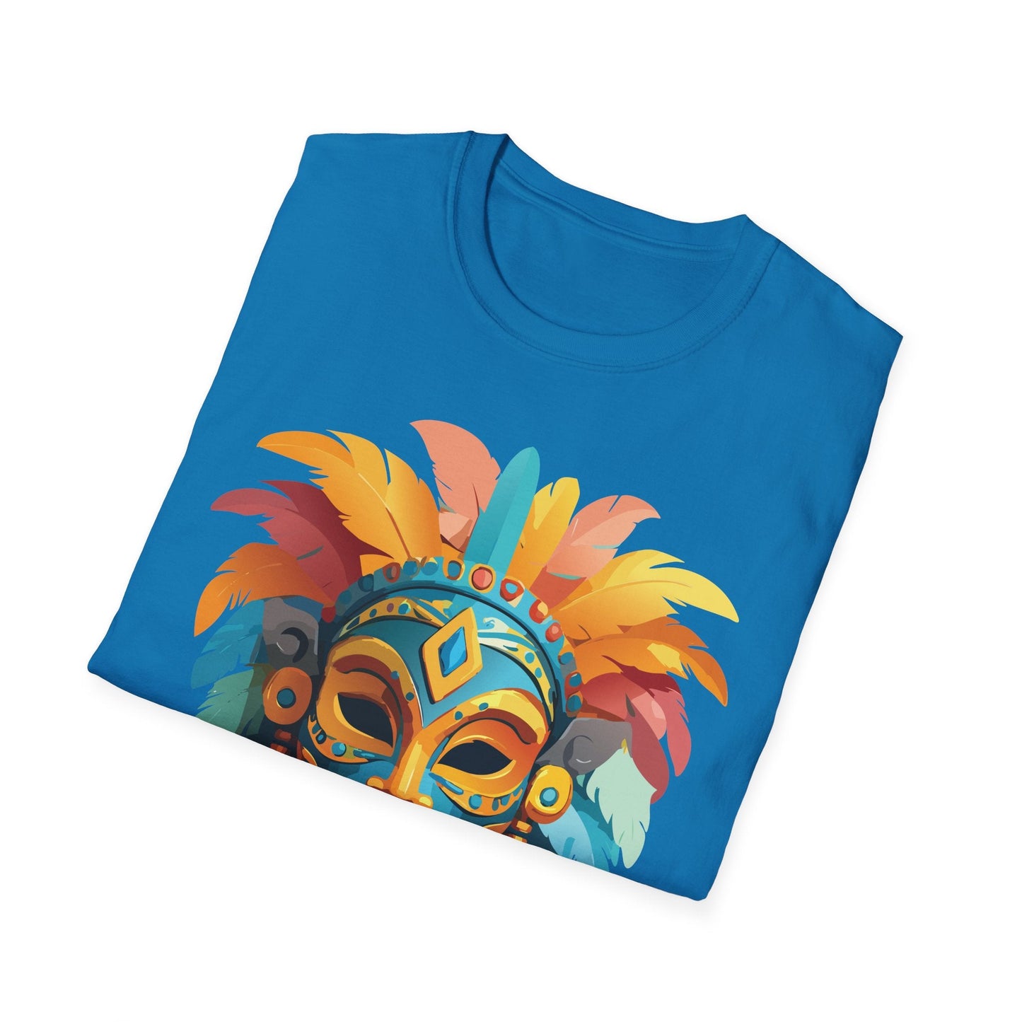 Mask Graphic Unisex Cotton Masquerade Design Artwork Tee 2