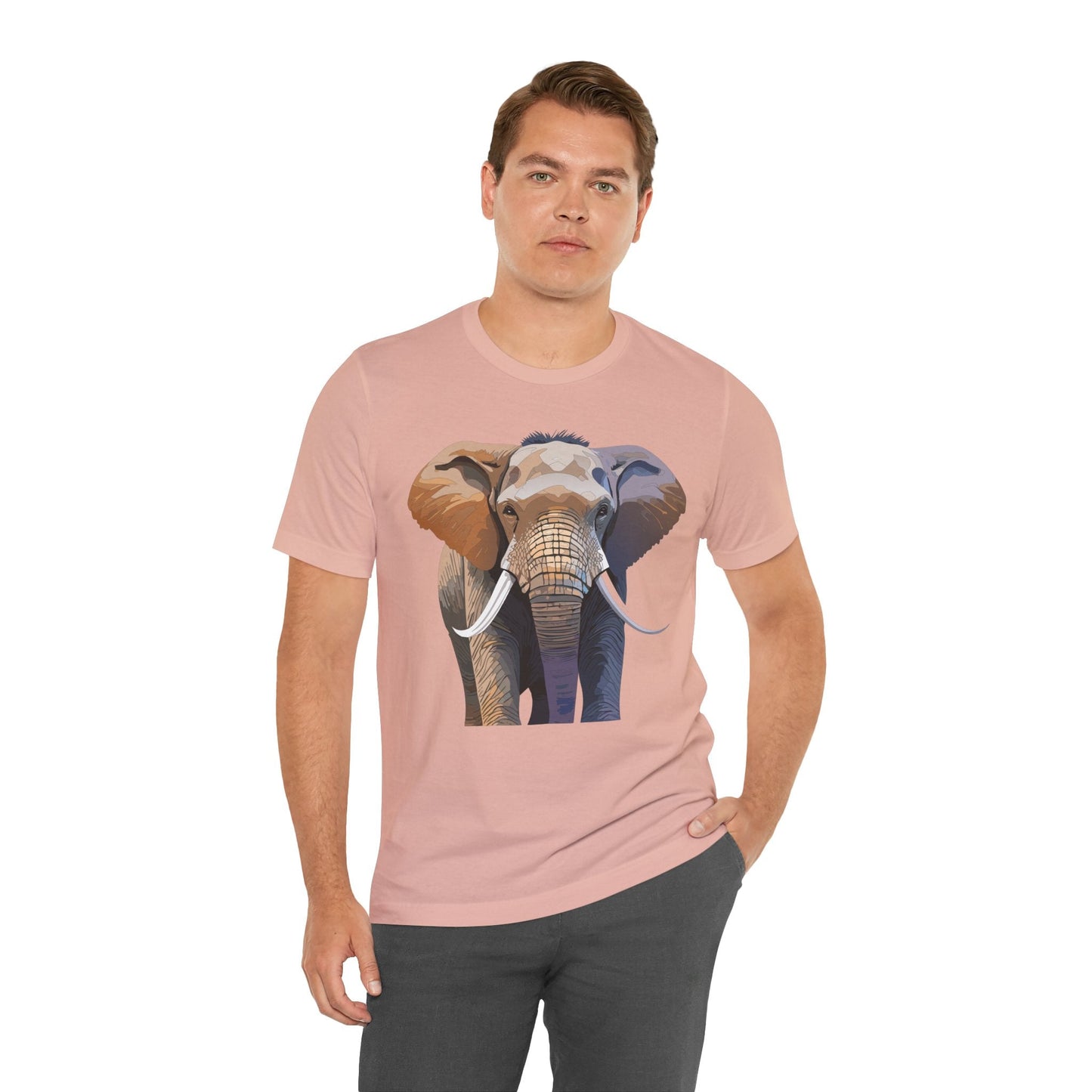 Unisex Animal Art Design Tee Shirt With Wildlife Animals Short Sleeve Everyday Comfort