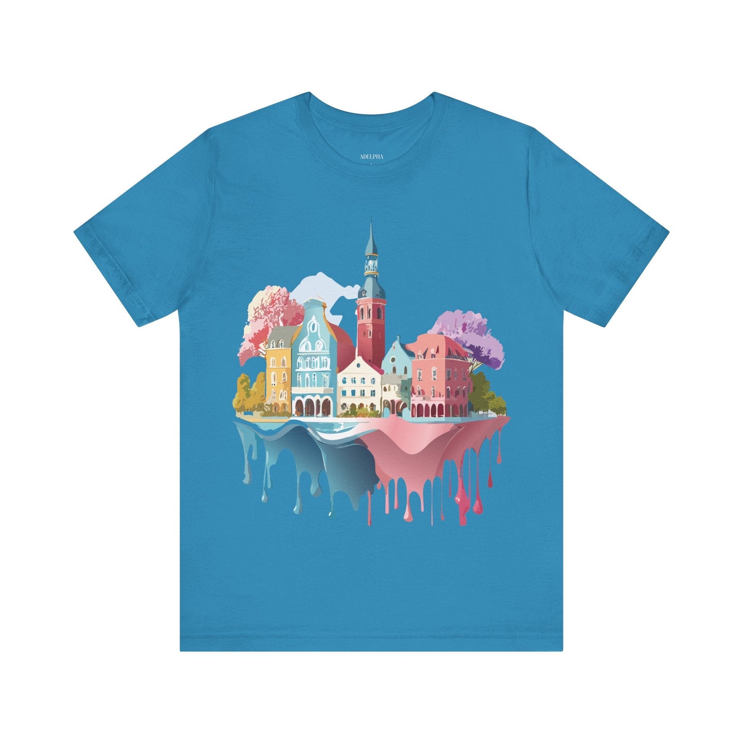 Germany Graphic Tee for Unisex Short Sleeve Shirt by Adelpha Art Design Vintage Inspired