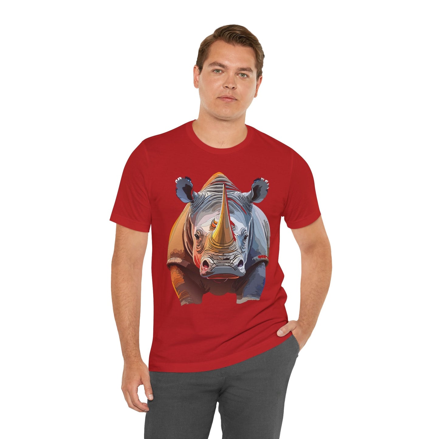 Unisex Animal Graphic Tee Shirt With Art Design Wild Animals Shirt Gildan Softstyle Cotton