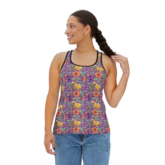 Summer Tank Top with floral prints