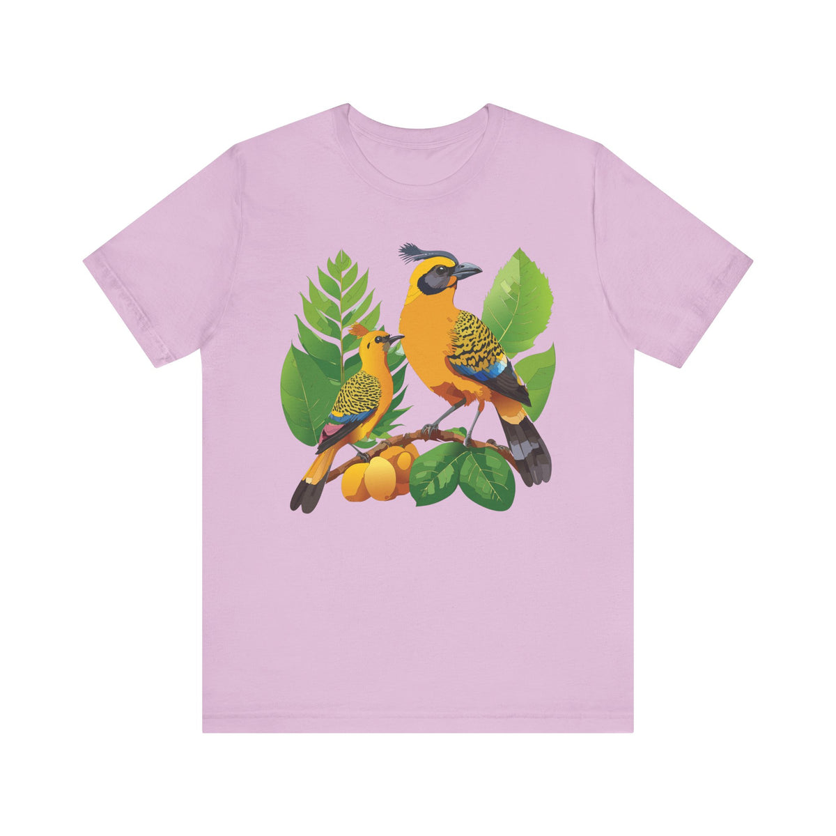 Bird Graphic Unisex Cotton Bella+Canvas Tee with Art Animal Design ab58