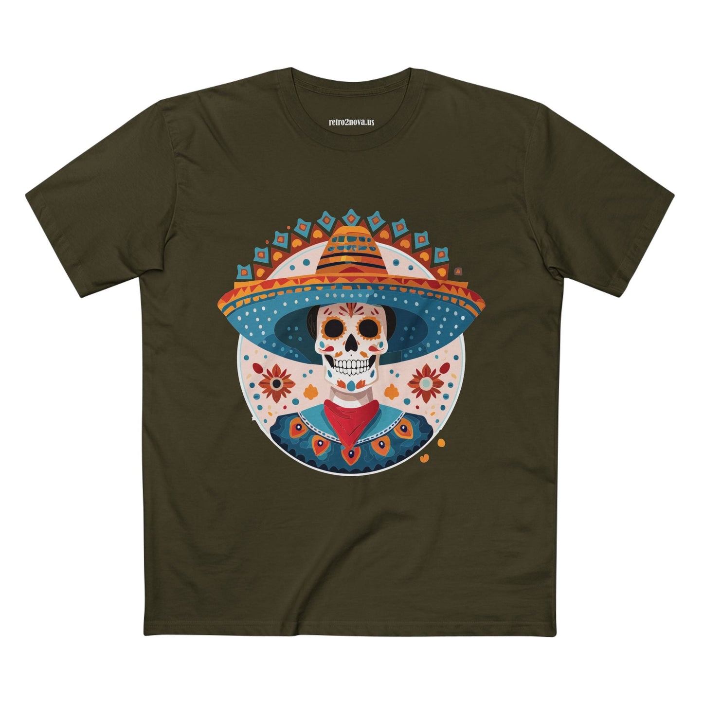 Skull Graphic Tee Unisex Premium Cotton Staple Tee With Original Art Design By Retro2Nova