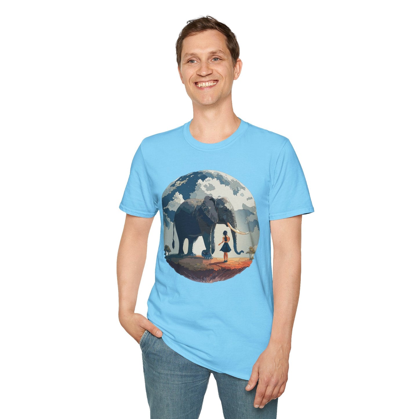 Womens Graphic T Shirt Art Design Tee Softstyle Gildan 64000 100 Percent Ring Spun Cotton