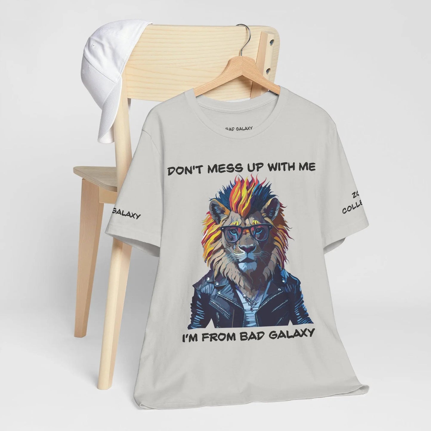 Animal T Shirt From Bad Galaxy Made To Order 100 Percent Cotton Tee Eco Friendly Non Toxic Inks USA