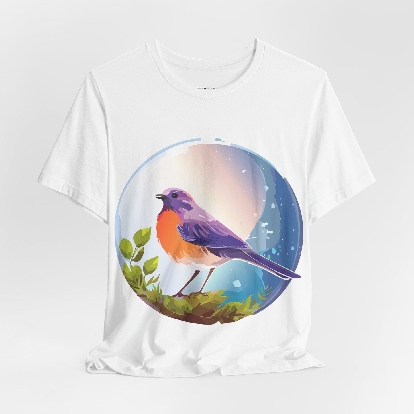 Unisex Animals And Bird Shirt Graphic Cotton T Shirt With Original Retro2Nova Art Premium Short Sleeve Tee