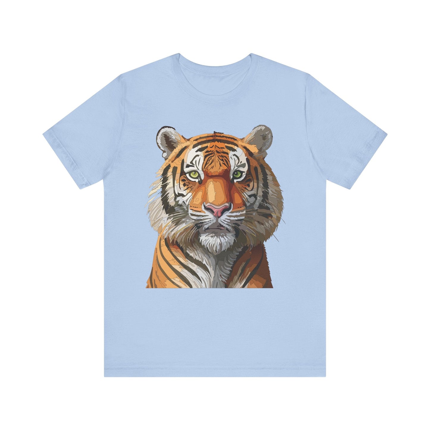 Unisex Animal Art Design Tee Shirt Wild Animals Graphic Tee Softstyle Gildan 64000