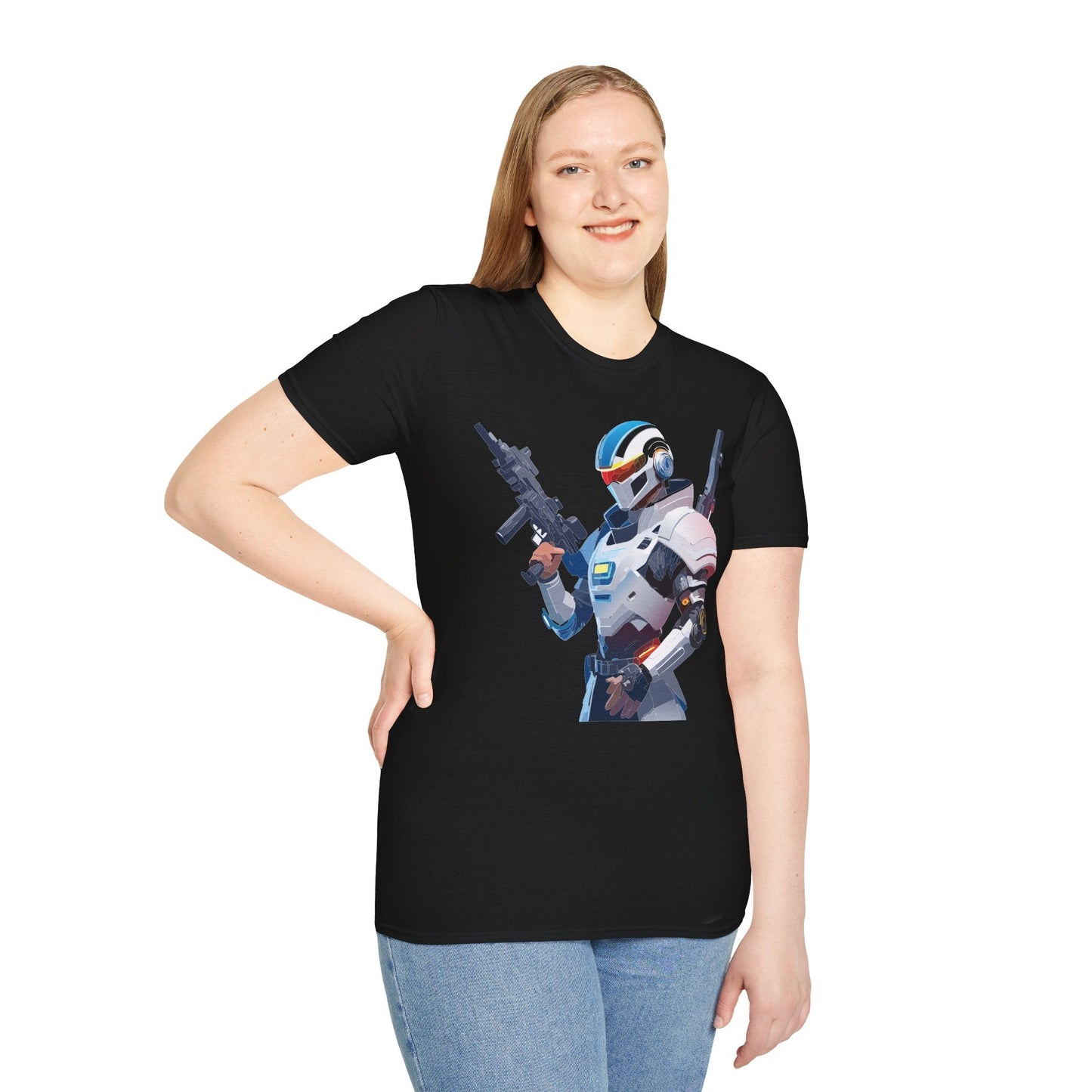 Robocop T Shirt Unisex Gildan Softstyle 64000 100 Percent Ring Spun Cotton Tee Premium