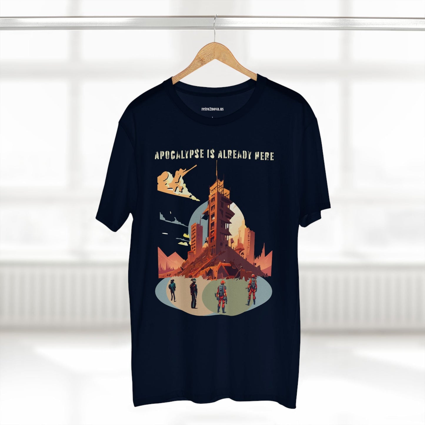 Cataclysm Doomsday Shirt Unisex Premium Cotton Tee With Original Retro Art Design