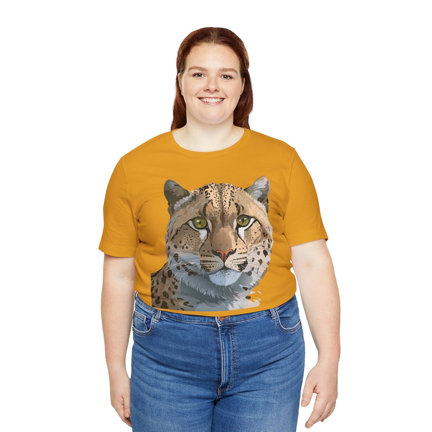 Unisex Animal Shirt With Animals Art Design Tee Short Sleeve Wildlife Print Tee Shirt