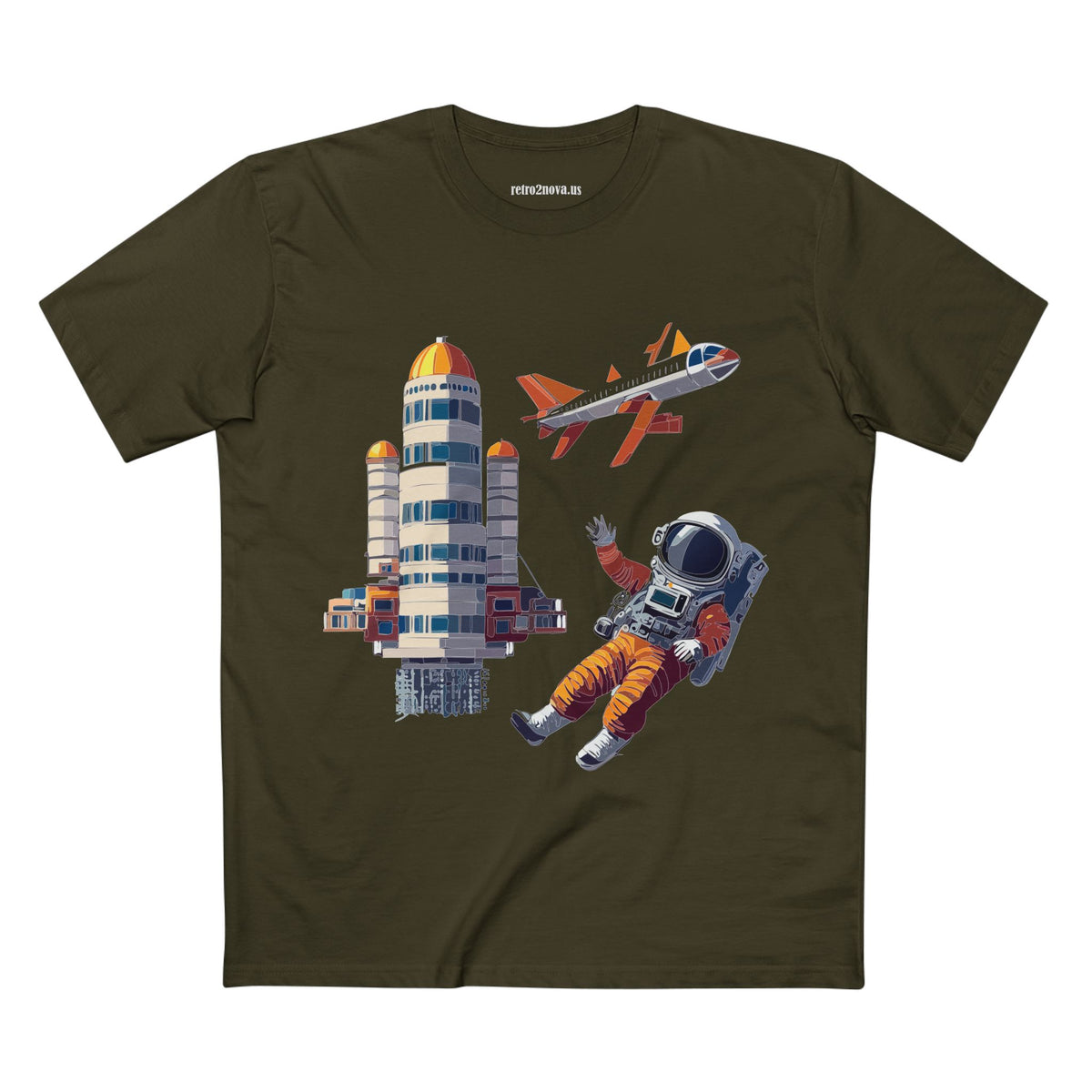 Cosmos Astronaut Graphic Tee Staple Unisex 100 Cotton Tee Shirt - CS-17
